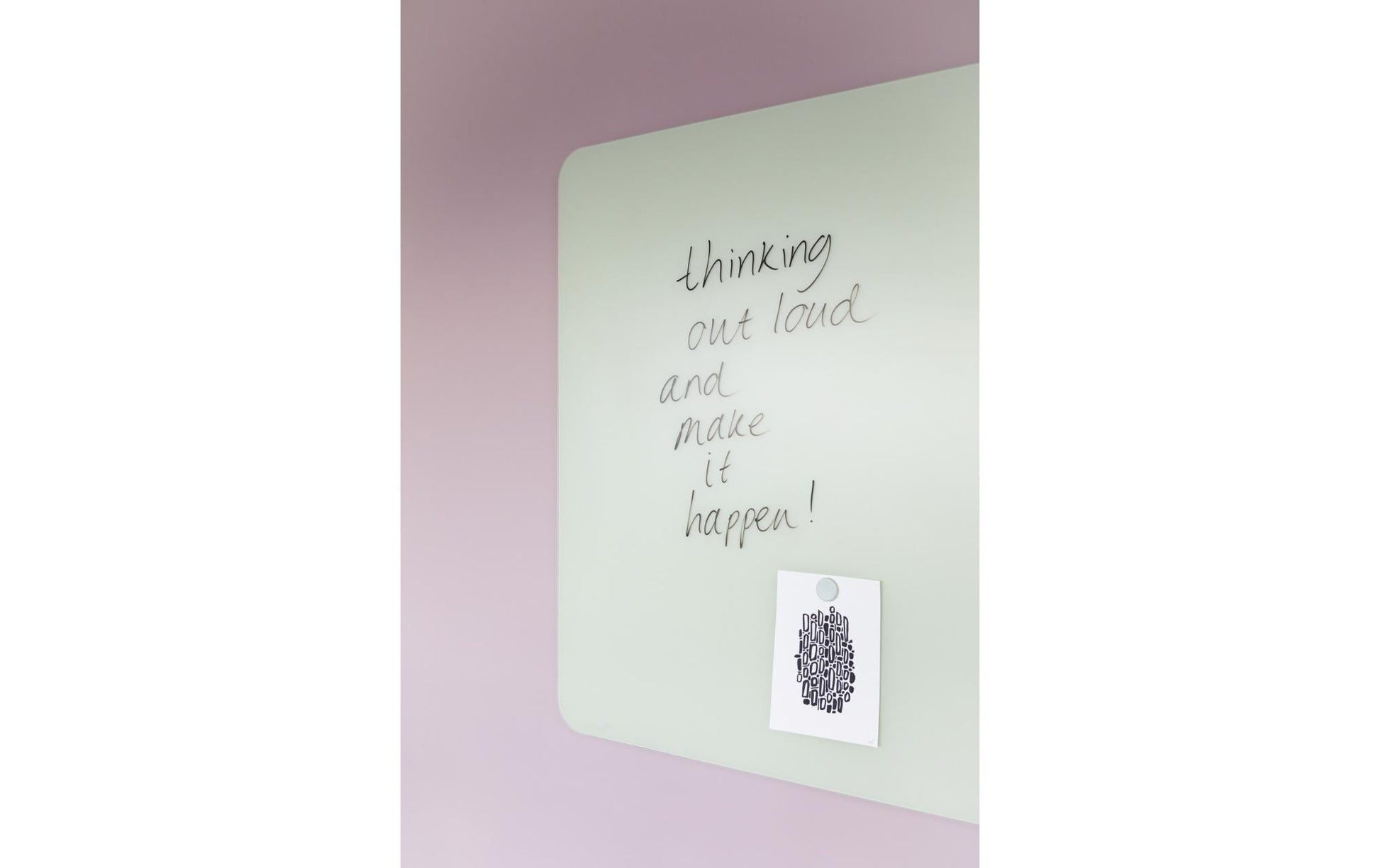Legamaster Whiteboard – 120 × 90 cm, Glas, magnetisch, Wandmontage, inkl. Magnete, Montagesatz, Marker