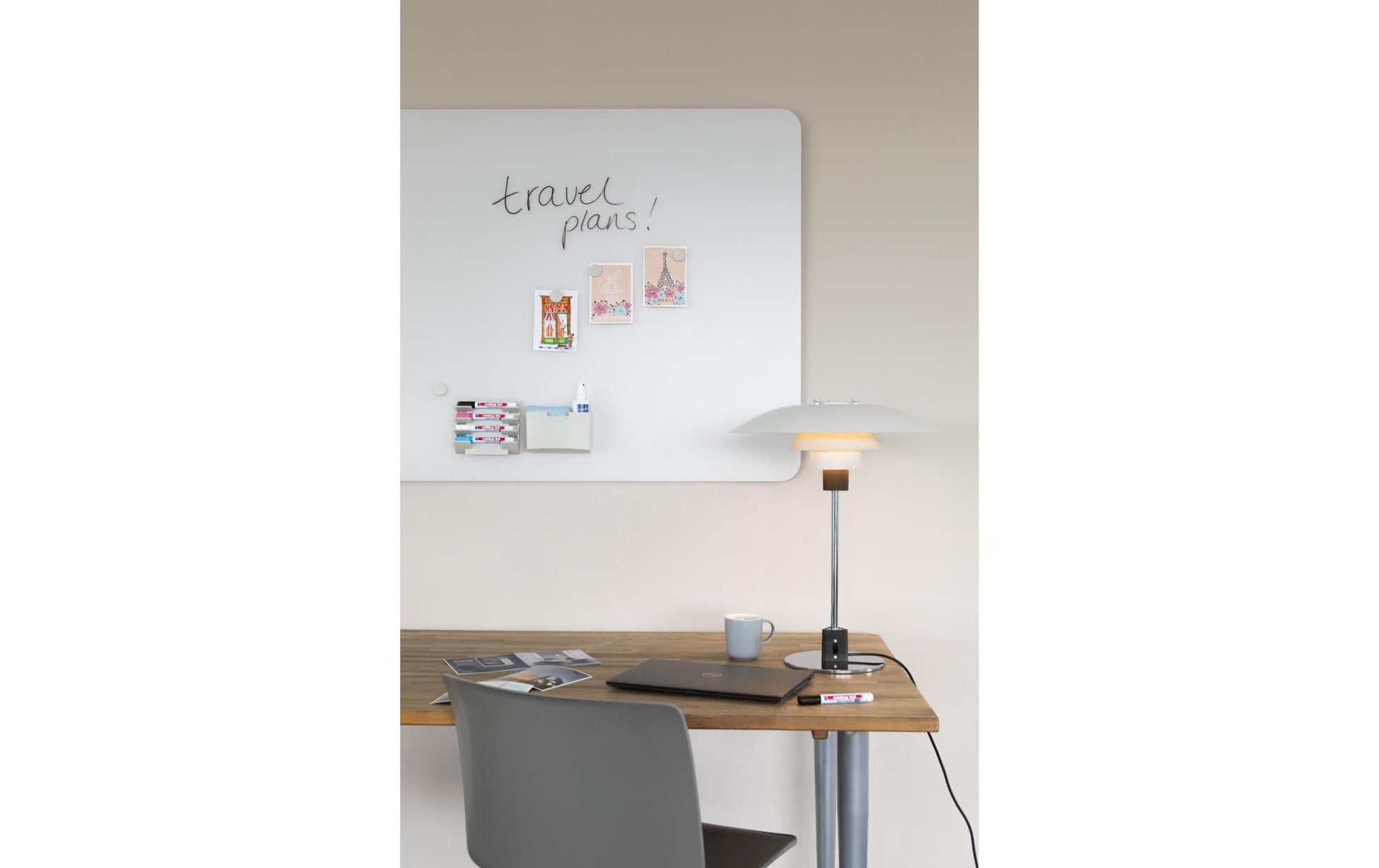 Legamaster Whiteboard – 200 × 100 cm, Glas, magnetisch, Wandmontage, inkl. 2 Magnete, Marker