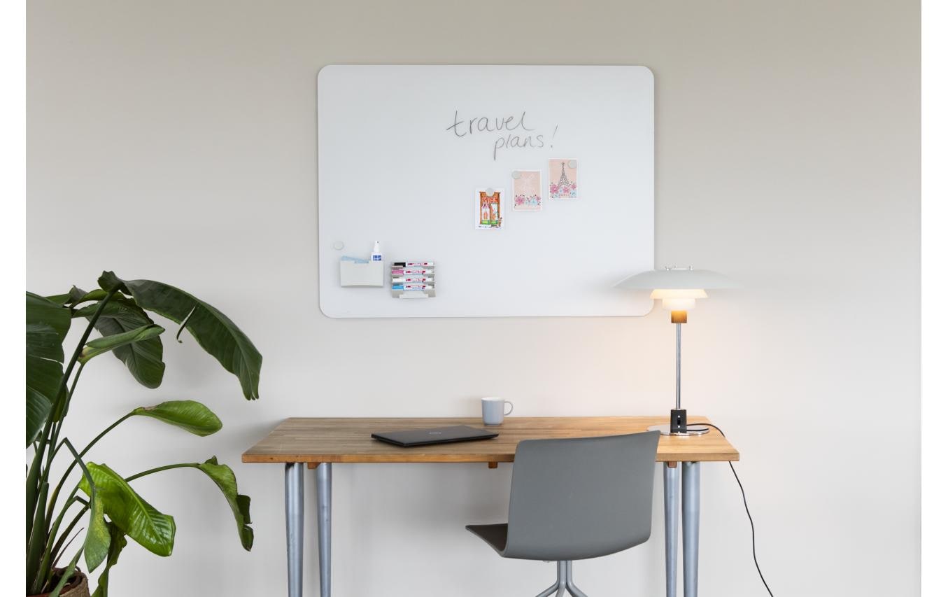 Legamaster Whiteboard – 200 × 100 cm, Glas, magnetisch, Wandmontage, inkl. 2 Magnete, Marker