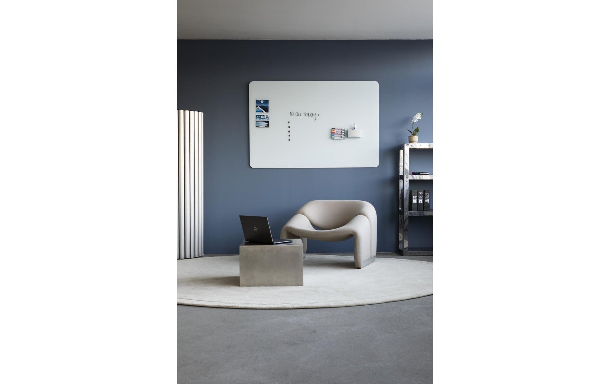 Legamaster Whiteboard – 150 × 100 cm, Glas, magnetisch, Wandmontage, inkl. Magnete, Montagesatz, Marker