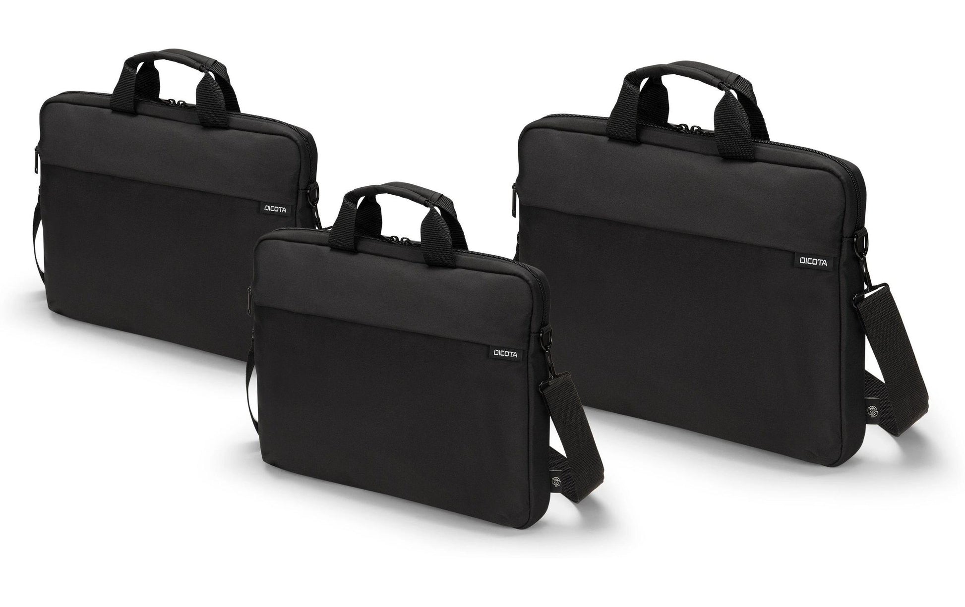 DICOTA Notebook-Tasche bis 16" – abnehmbarer Schultergurt, stossfest – Schwarz