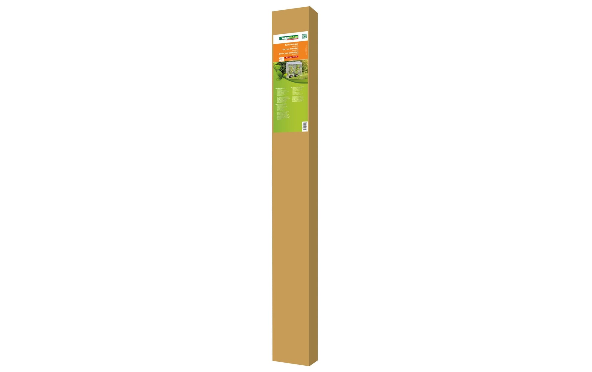 Windhager Alustar Gewächshaus – Aluminium – Transparent – 1500 × 1800 × 800 mm