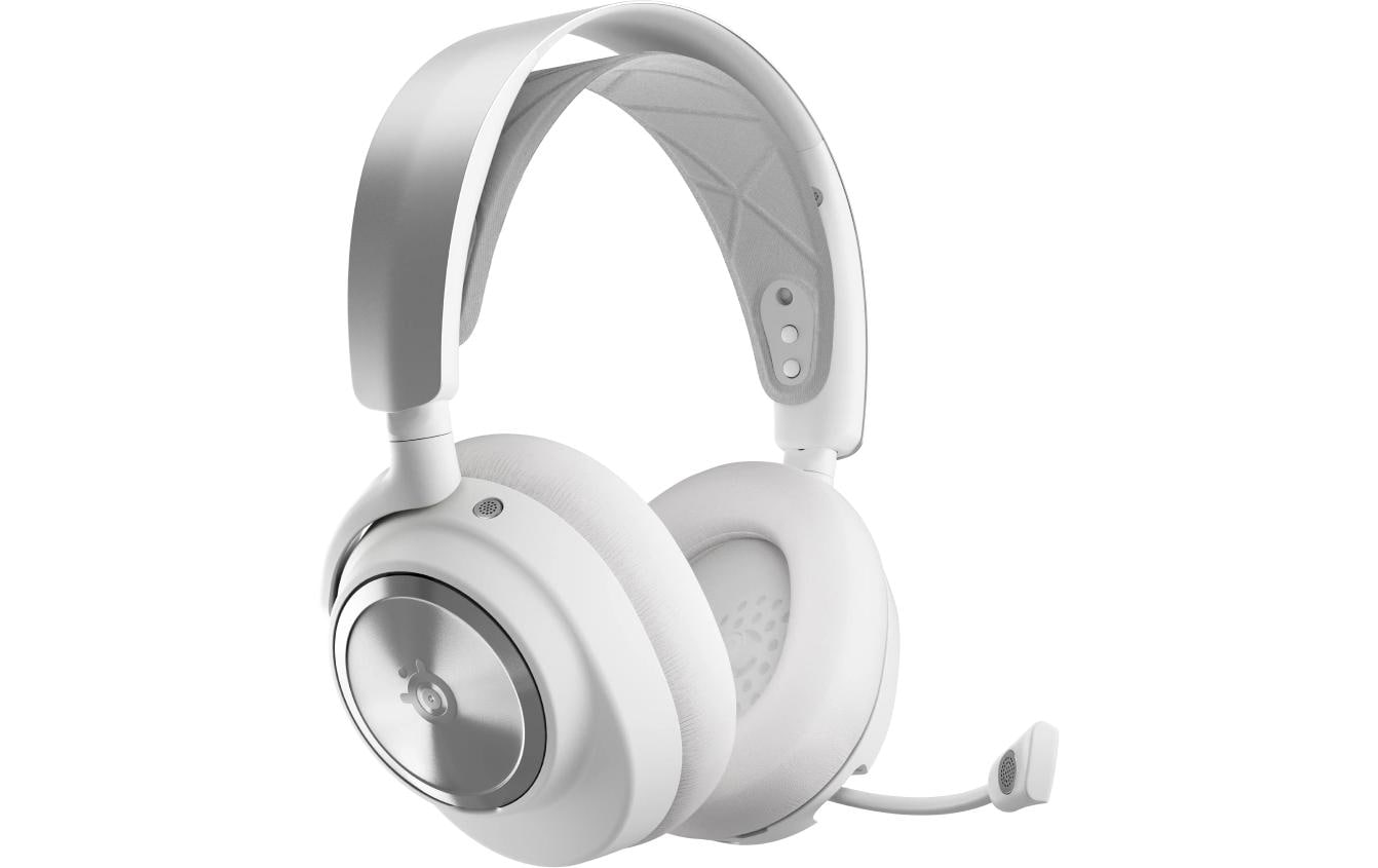 SteelSeries Arctis Nova Pro WL P – Gaming-Headset, Bluetooth, Over-Ear – Surround-Sound – Weiss