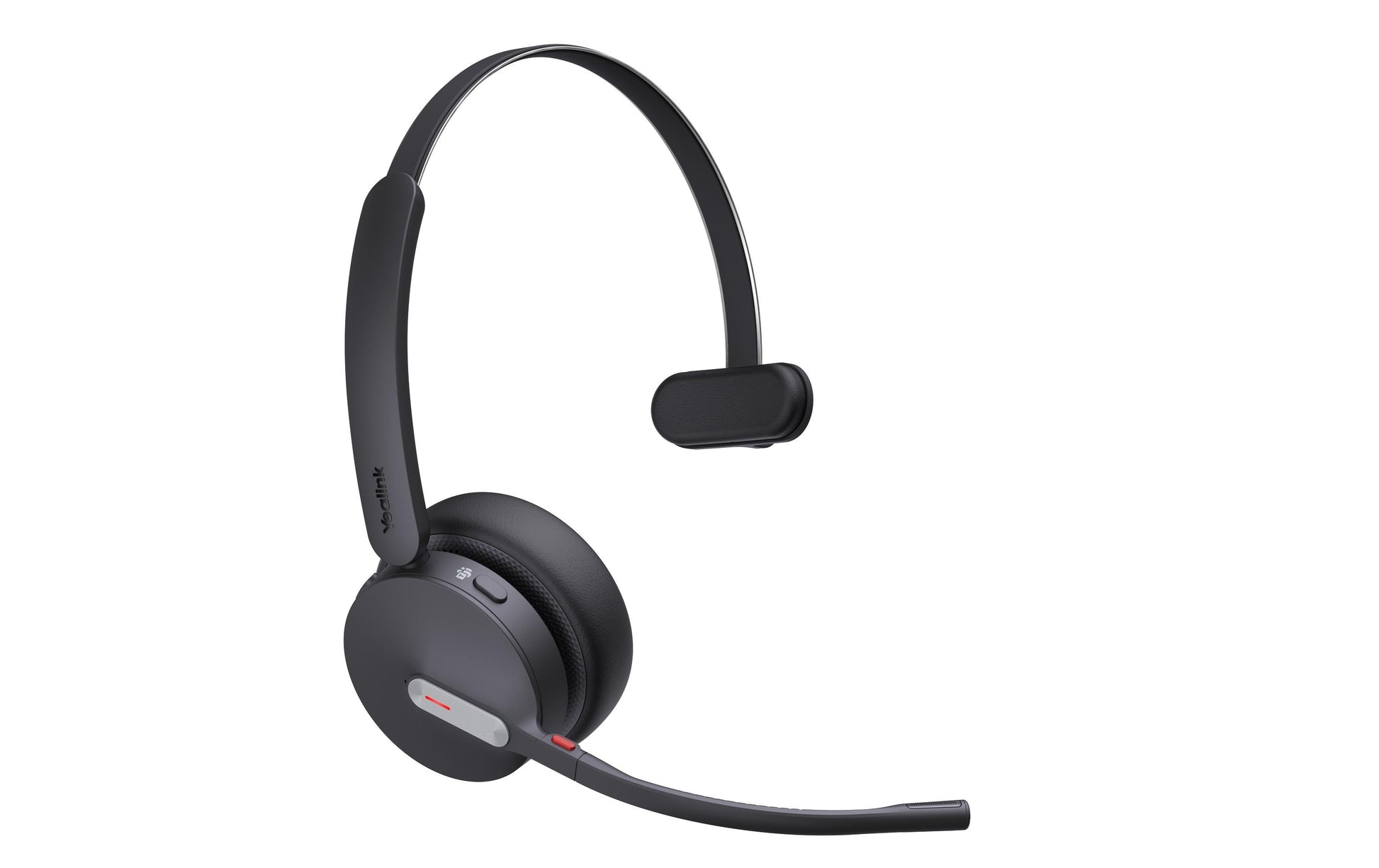 Yealink BH70 – Mono Headset – Bluetooth 5.2, USB‑C/USB‑A – Schwarz – für PC/Mac/Android u. a. – bis 35 h
