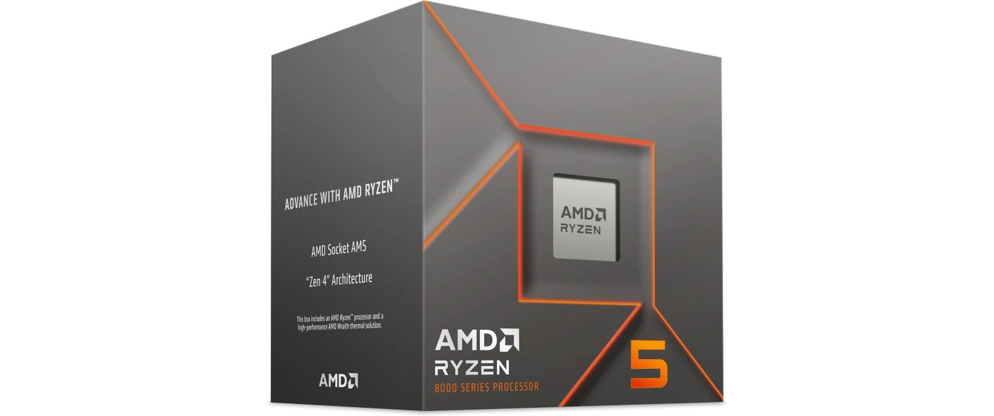 AMD Ryzen 5 8400F – Desktop-CPU – 6 Kerne/12 Threads, Sockel AM5, 4,2 GHz (Boost 4,7 GHz), 65 W, Box