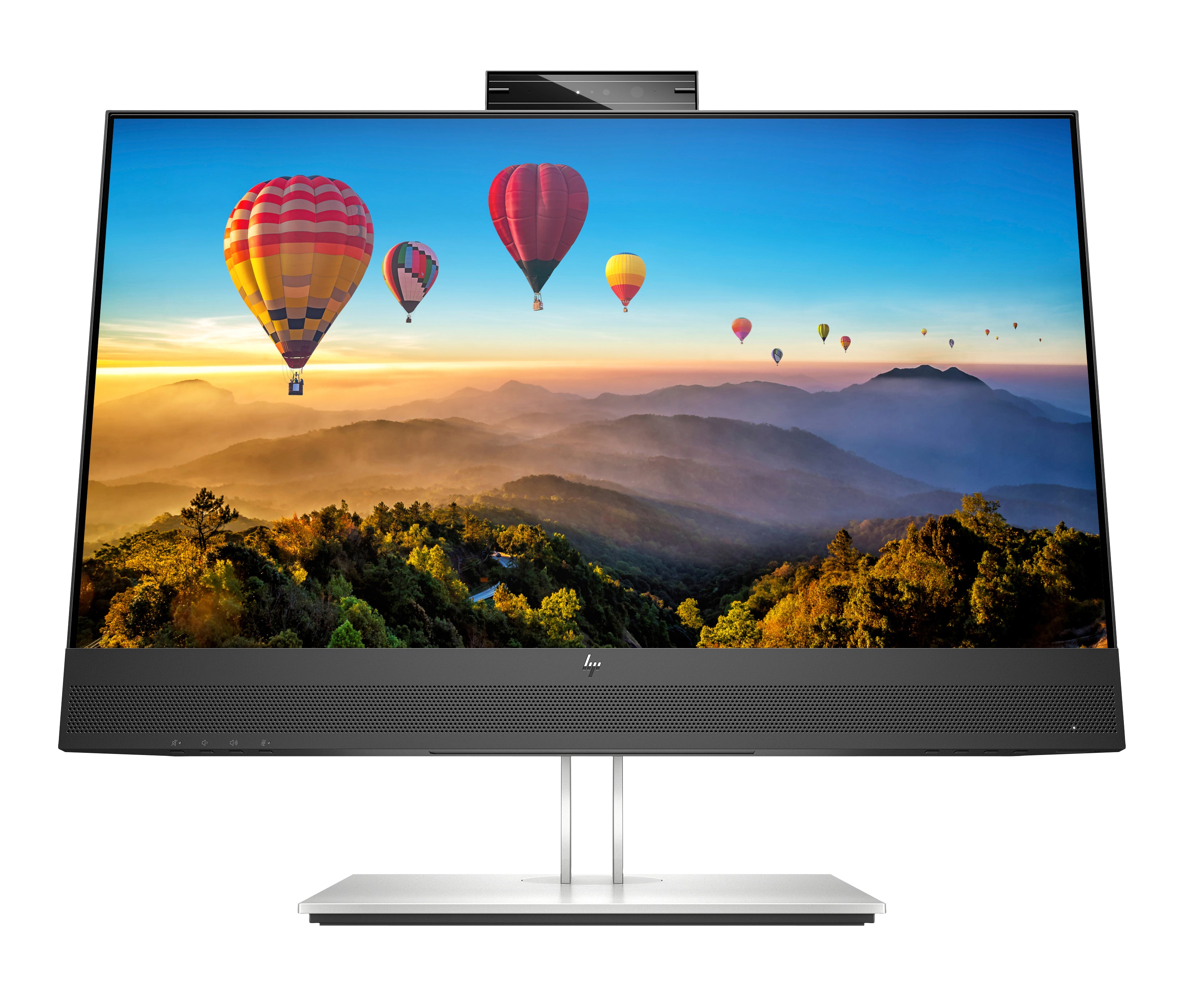 HP E24m G4 – Monitor, 23,8", IPS, 75 Hz, 300 cd/m², Webcam, USB-C, VESA 100 × 100, Schwarz