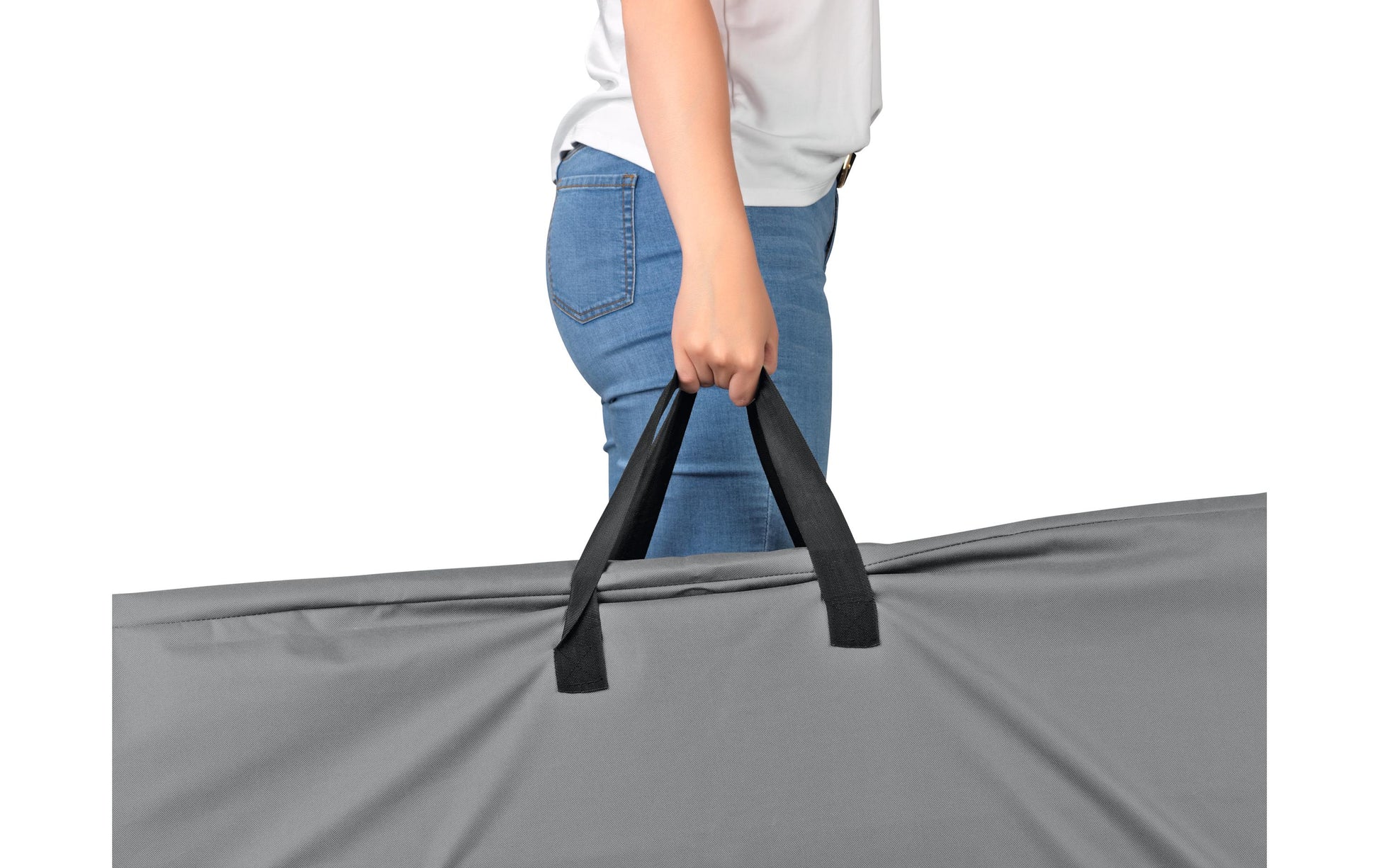 Hoberg Aufbewahrungstasche 1300 × 500 × 320 mm – Grau – für Gartenmöbel