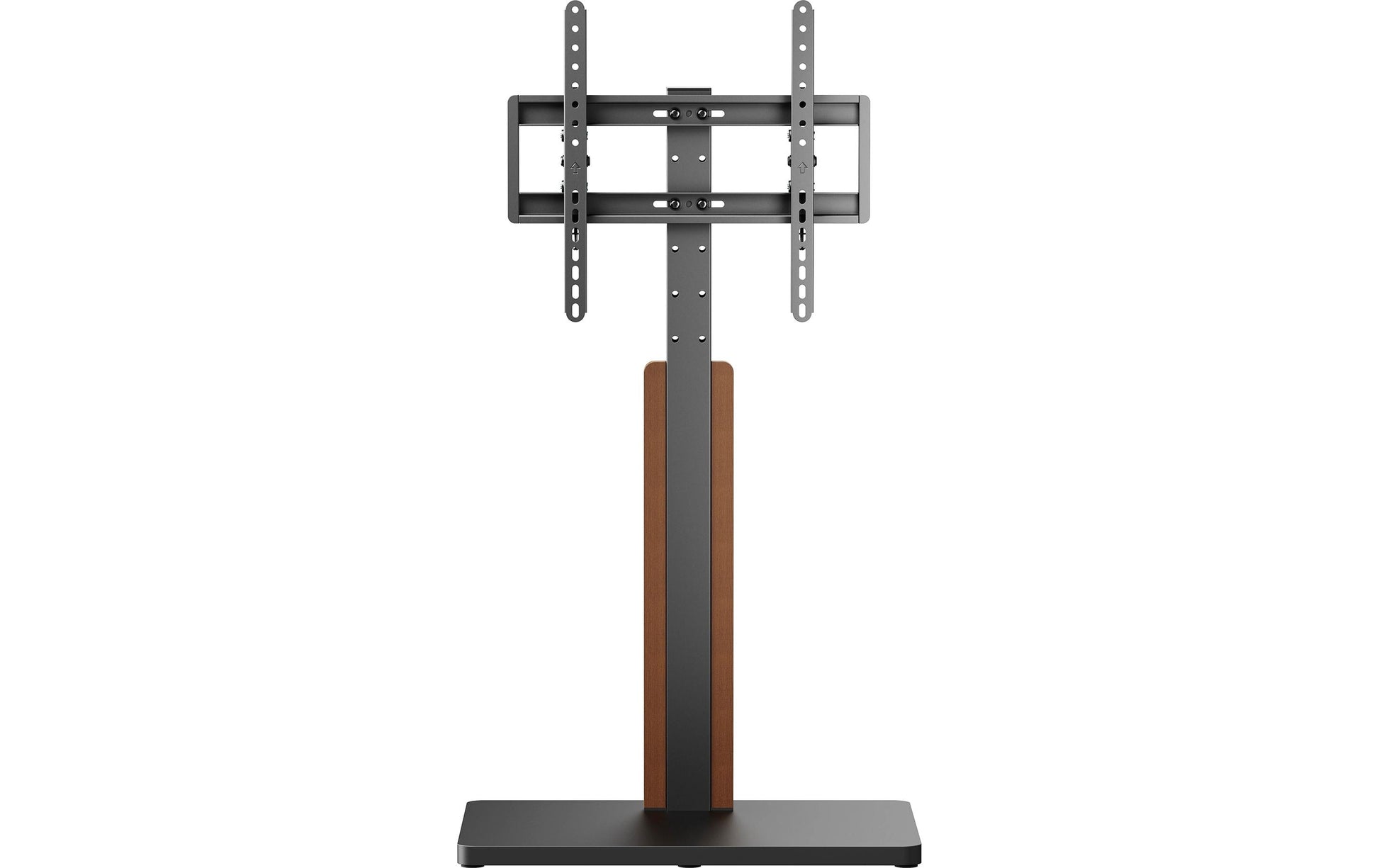 Puremounts PM-TVS-10 – Displayständer, bis 65", VESA 400×400, bis 40 kg, höhenverstellbar, schwarz