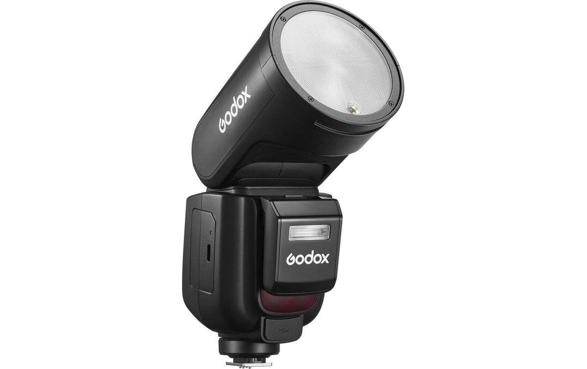 Godox V1 PRO Aufsteckblitz – TTL, 2980 mAh Akku, 1,5 s Blitzfolgezeit – für OM-System, Panasonic