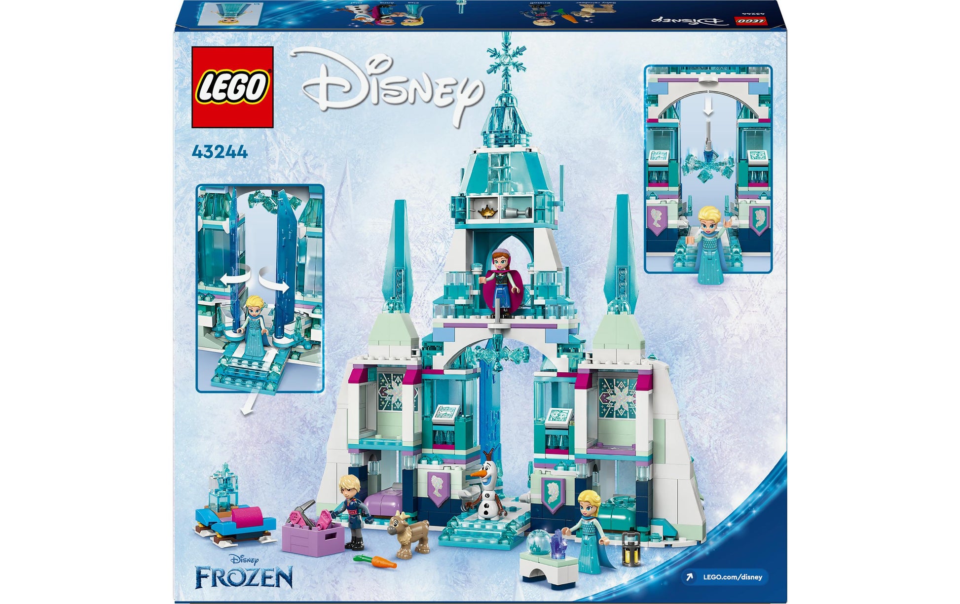 LEGO 3D Puzzle Elsas Winterpalast – 630 Teile – ab 6 Jahren