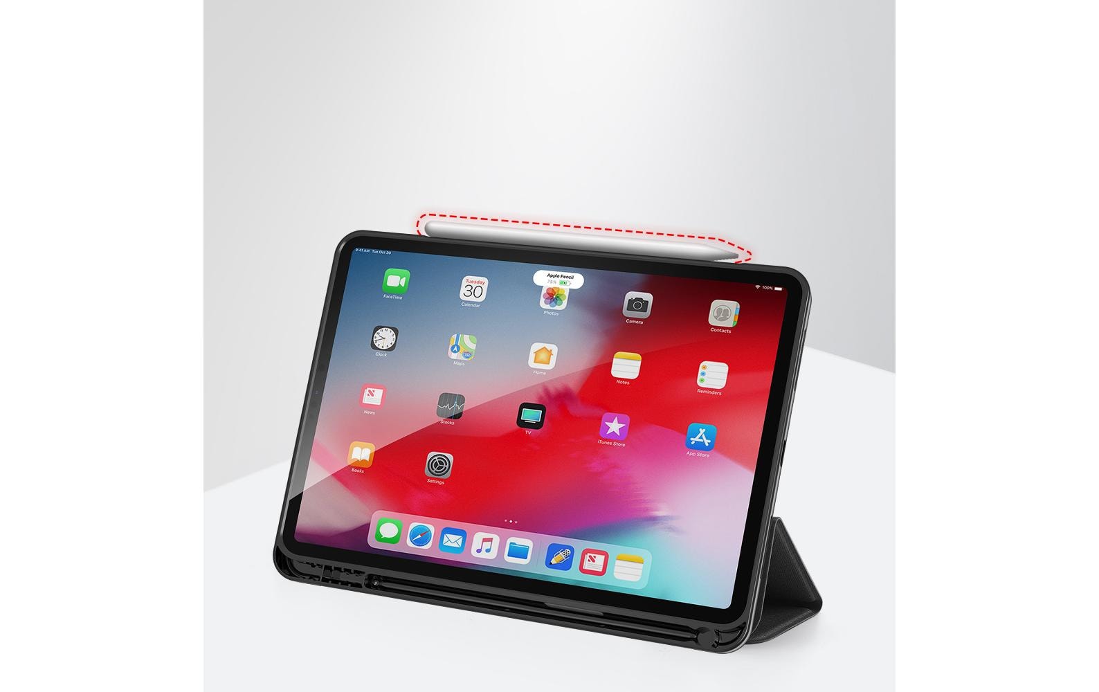 Nevox Vario Series Tablet-Hülle für Apple iPad Air 13" (M2/2024) – Schwarz