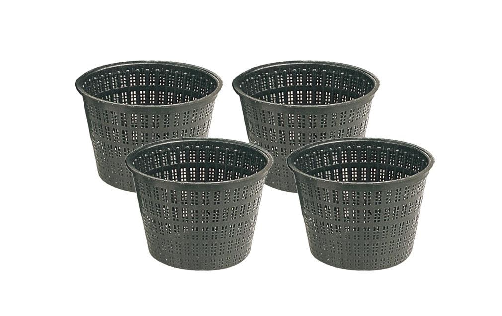 OASE Pflanzenkorb – Ø 13 × 10 cm, ca. 1000 ml – Kunststoff, 4-teilig