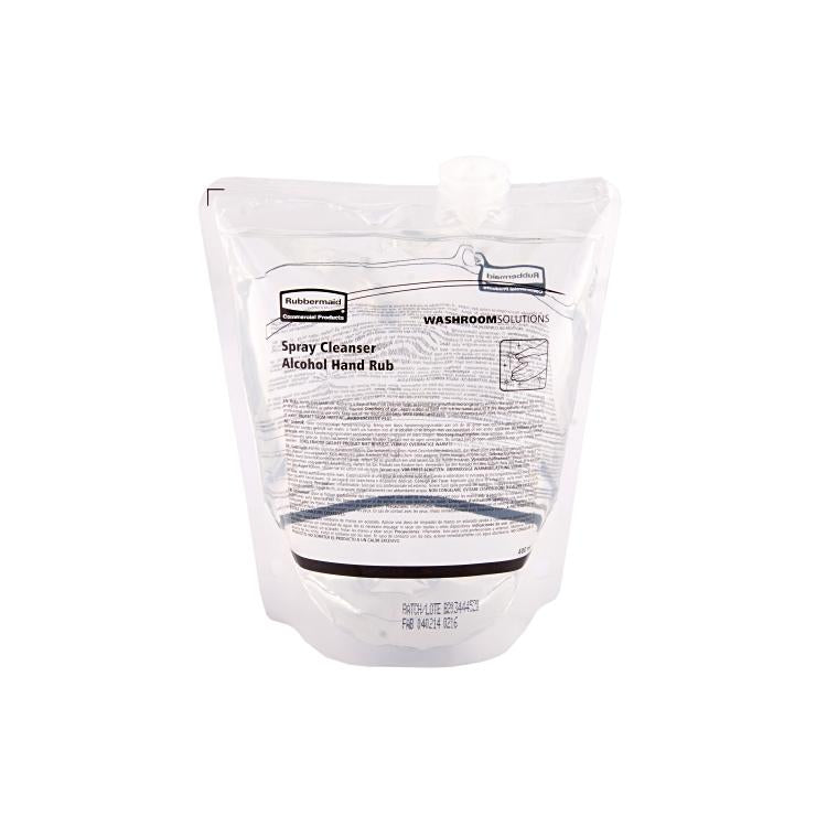 Rubbermaid Bactisan – Handreiniger, 400 ml, transparent, 12,5 × 7 × 15,1 cm, 12 Beutel