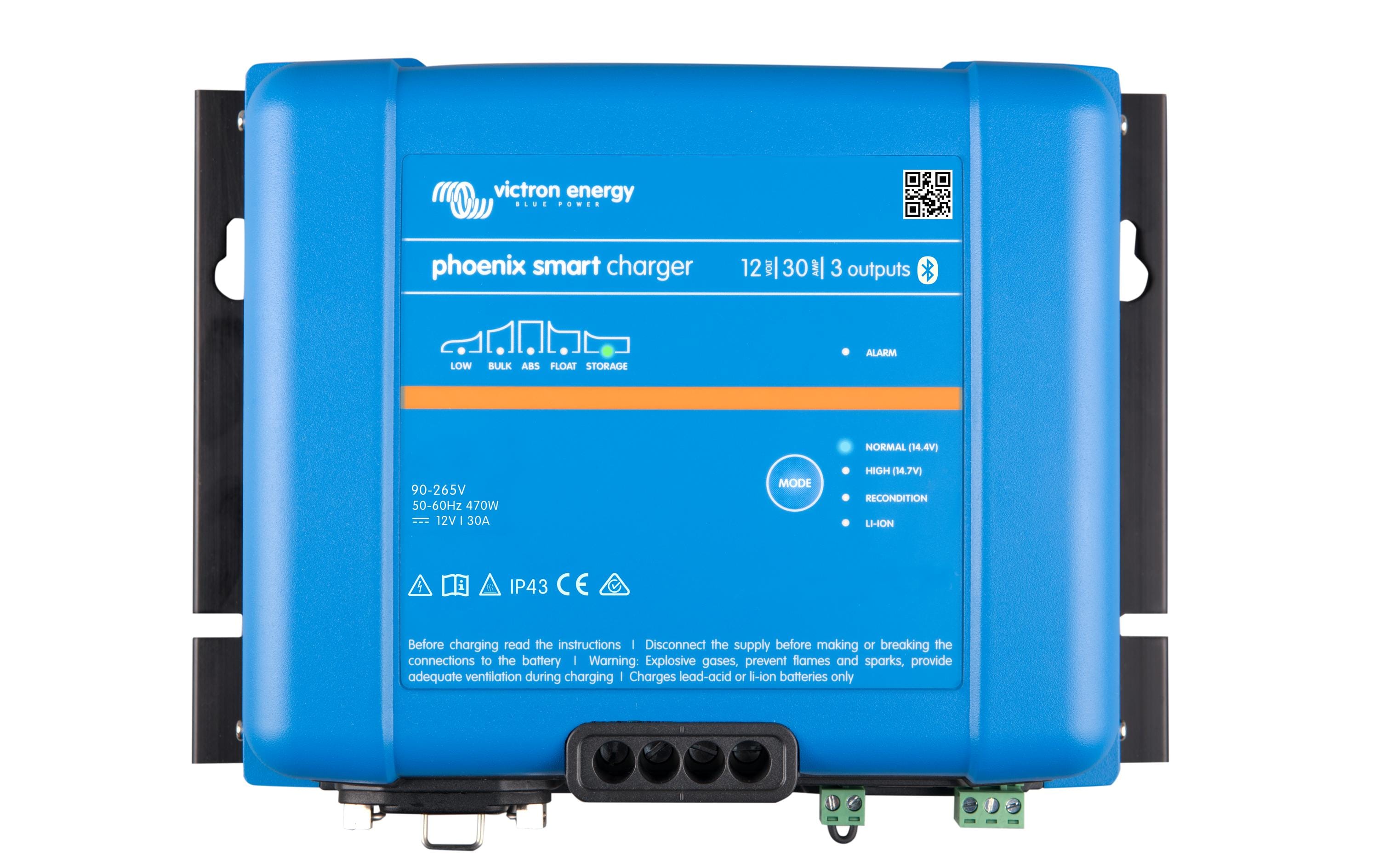 Victron Phoenix Ladegerät 24 V 16 A – Erhaltungsladung – für Li-Ion-Akkus