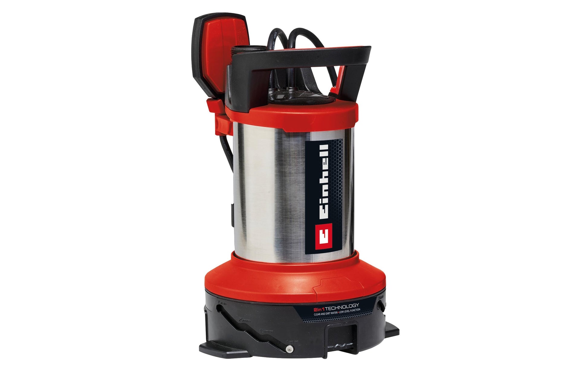 Einhell Schmutzwasserpumpe GE-DP 7535 N LL – 750 W, 18500 l/h, 9 m Förderhöhe, Schmutzgrösse 35 mm, 220–240 V