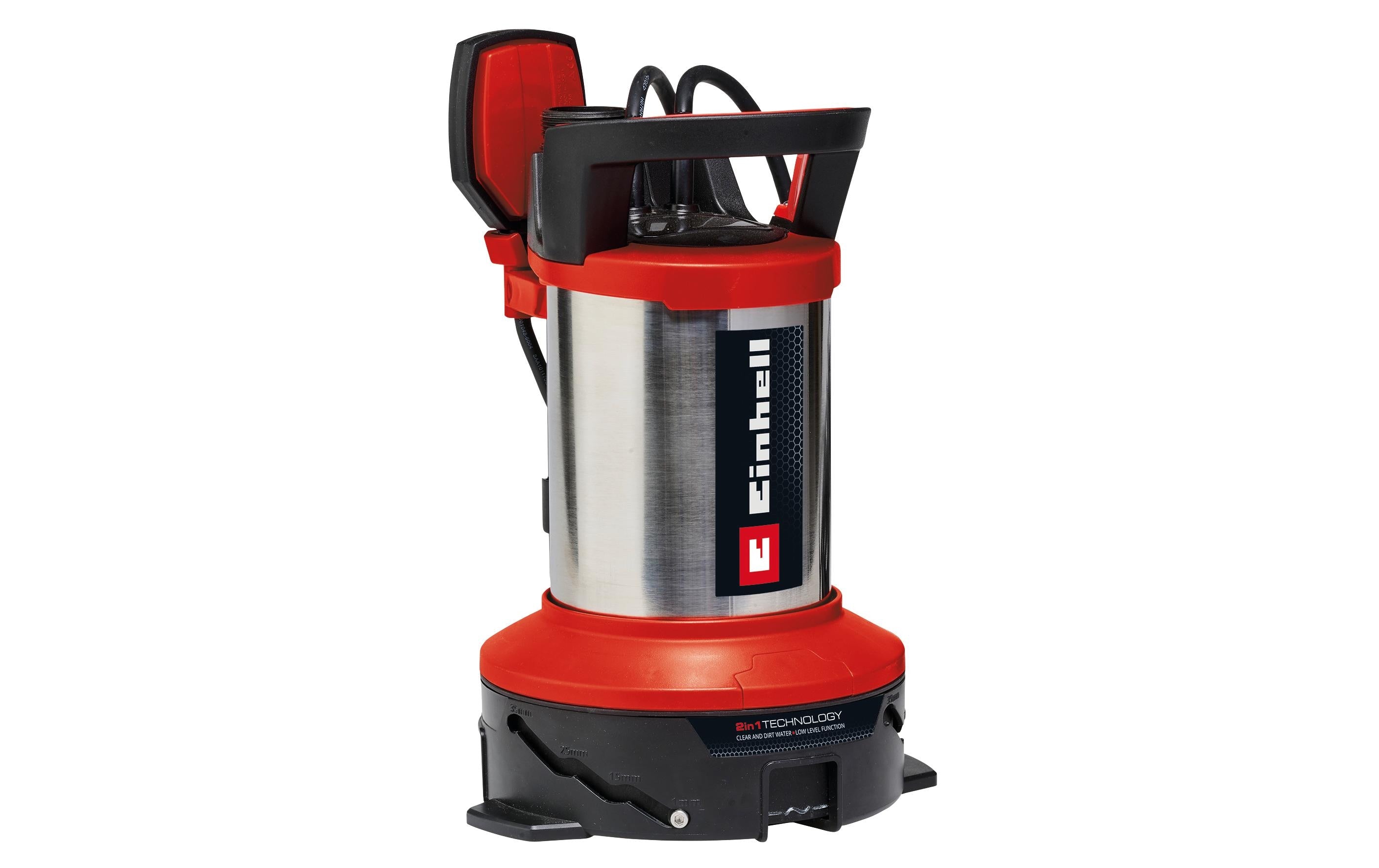 Einhell Schmutzwasserpumpe GE-DP 7535 N LL – 750 W, 18500 l/h, 9 m Förderhöhe, Schmutzgrösse 35 mm, 220–240 V