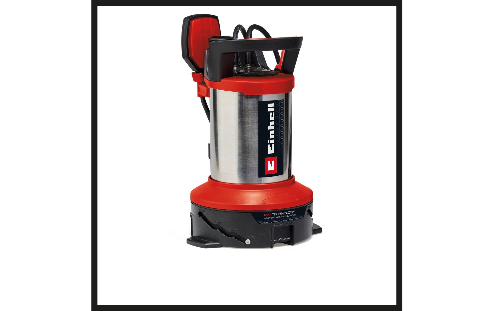 Einhell Schmutzwasserpumpe GE-DP 7535 N LL – 750 W, 18500 l/h, 9 m Förderhöhe, Schmutzgrösse 35 mm, 220–240 V