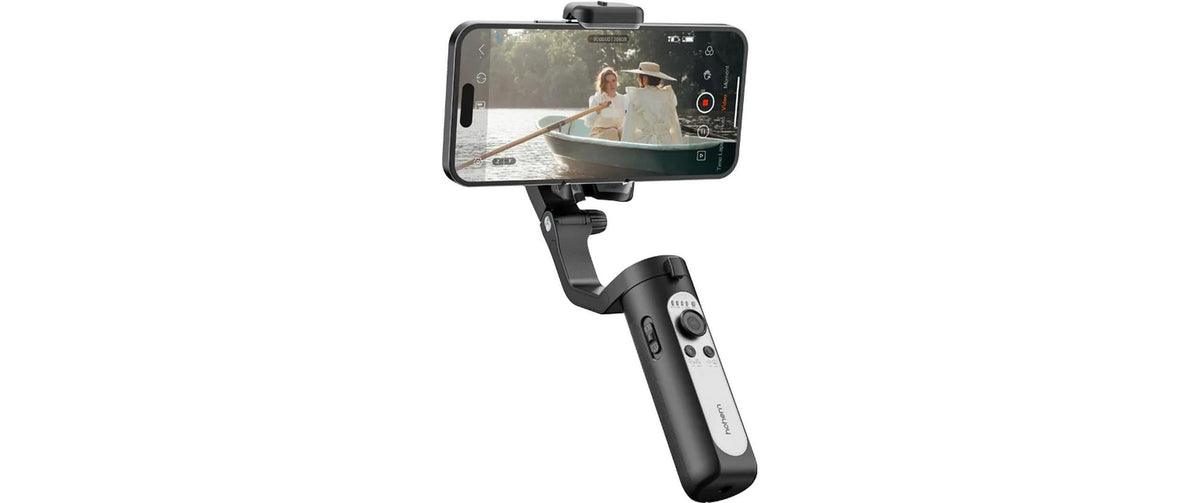 Hohem iSteady XE Smartphone-Gimbal – 3-Achsen, 2000 mAh/8 h – für Smartphones (5,5–9 cm) – Schwarz