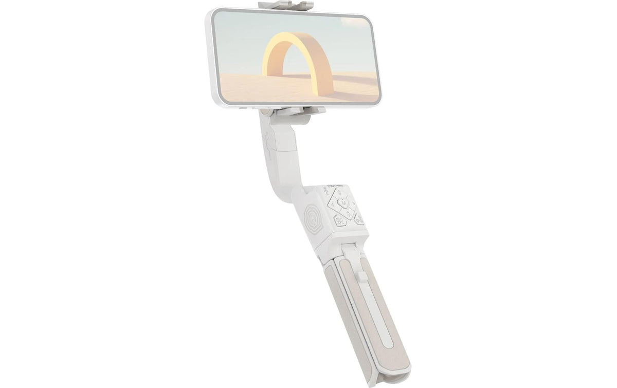 Hohem iSteady Q – Foto-/Video-Griff – motorisiert, faltbar, 460 mAh, 3 h Laufzeit – für Smartphones – Weiss