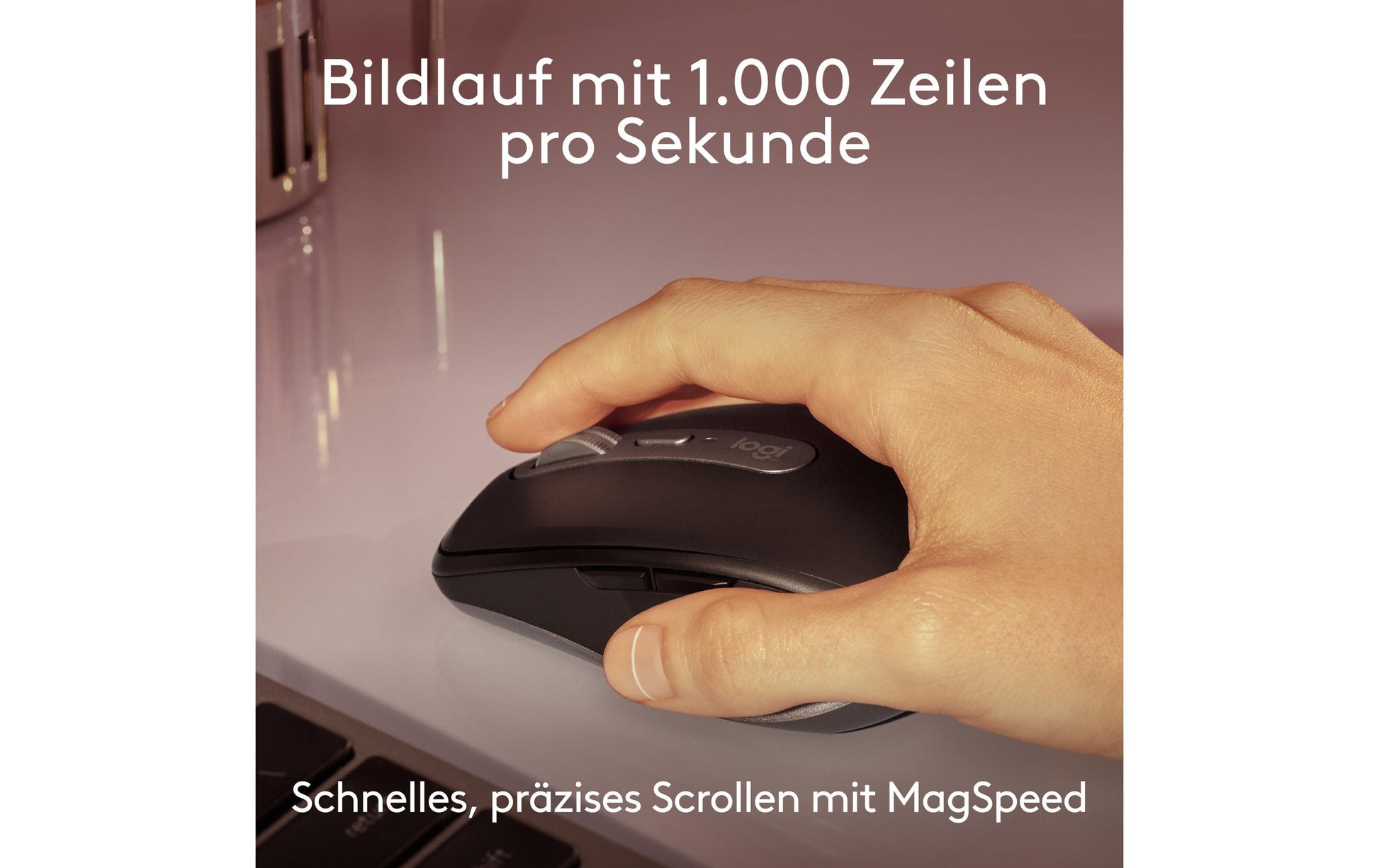 Logitech MX Anywhere 3S für Mac Blassgraue Maus