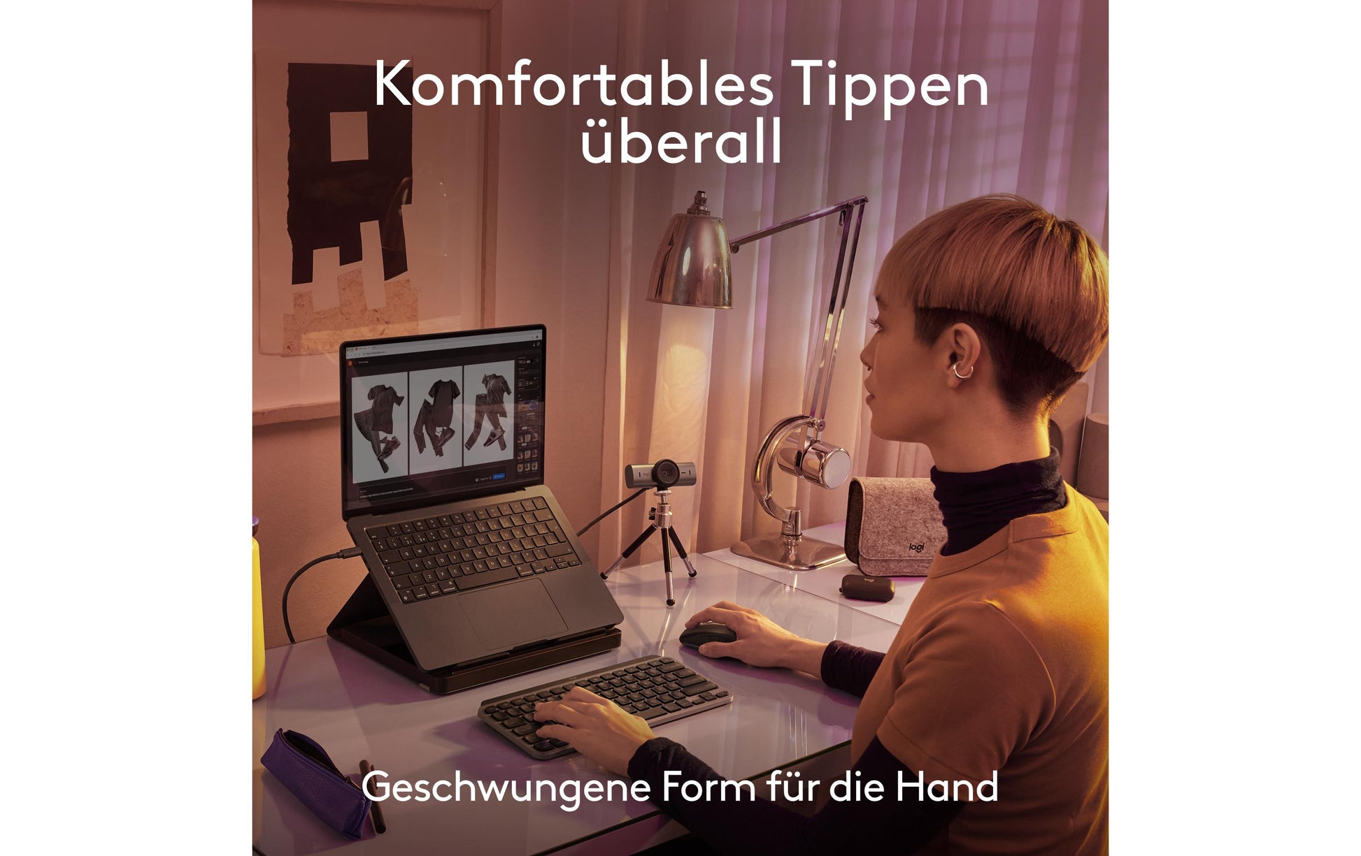 Logitech MX Anywhere 3S für Mac Blassgraue Maus
