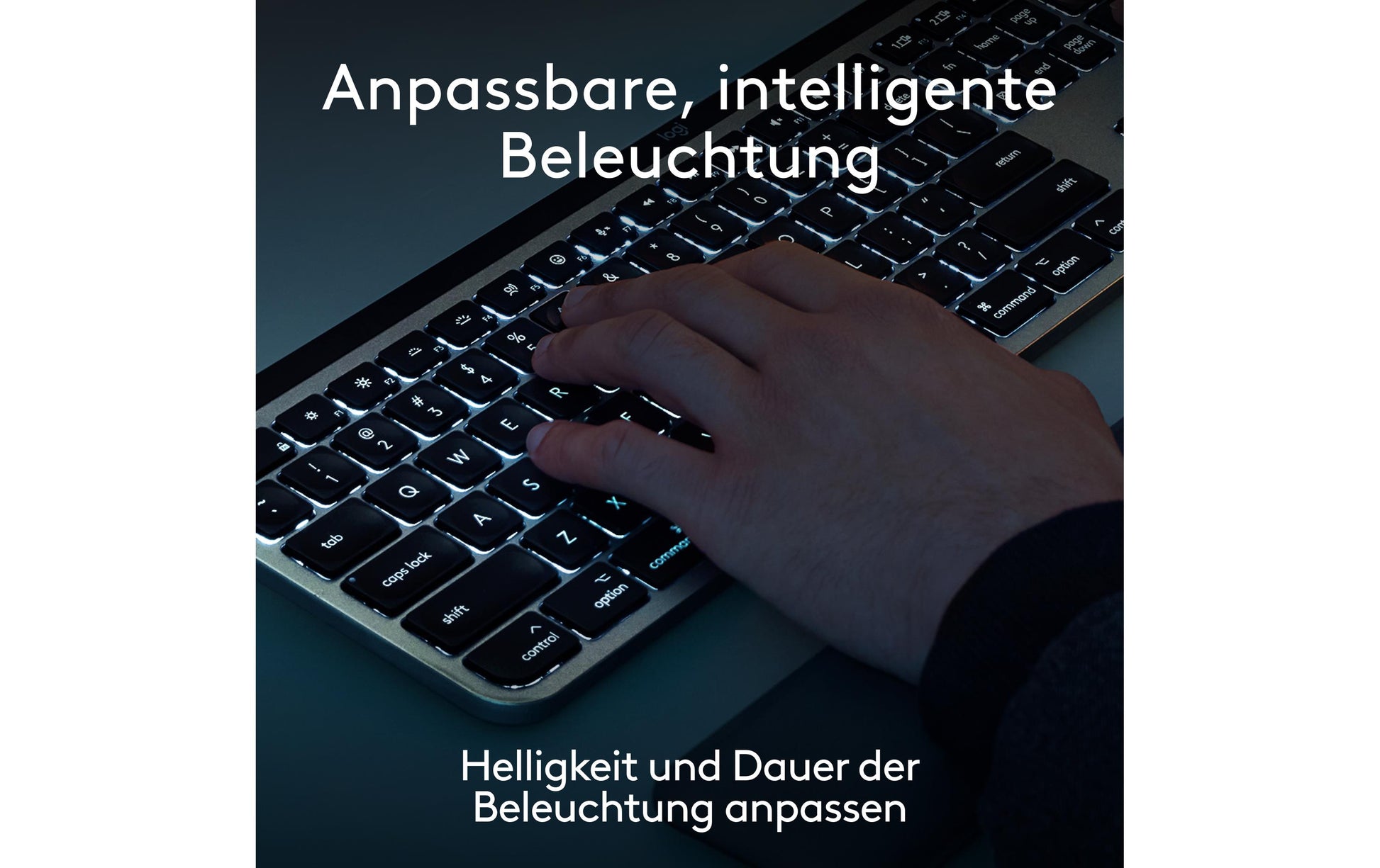 Logitech MX Keys S – Tastatur, kabellos (Bluetooth), CH-Layout (DE-CH) – für macOS