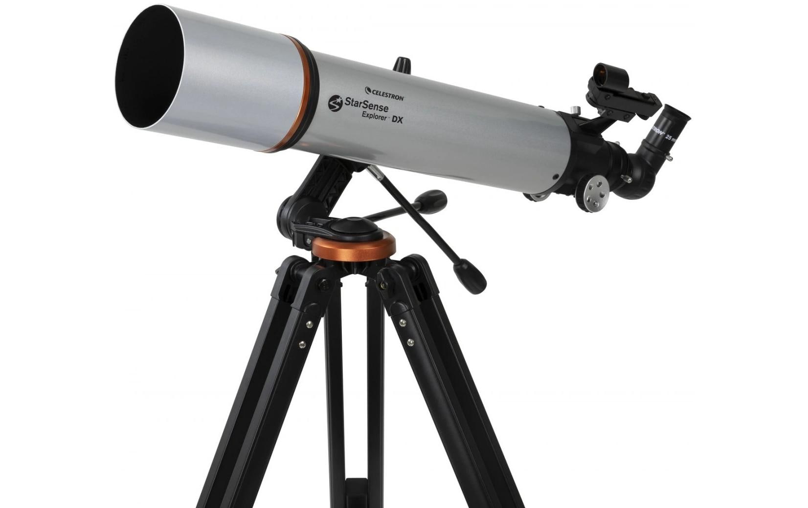 Celestron StarSense Explorer DX 102 – Refraktor, 102 mm Öffnung, 660 mm Brennweite, f/6,5, 240×, silber