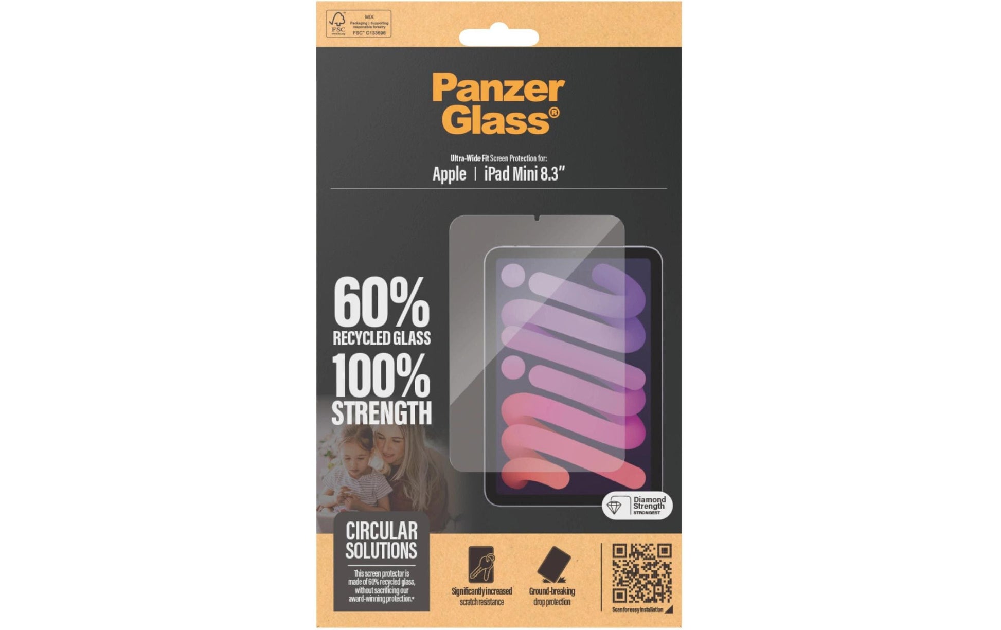 PanzerGlass Displayschutz – für iPad mini (2024) 8,3"