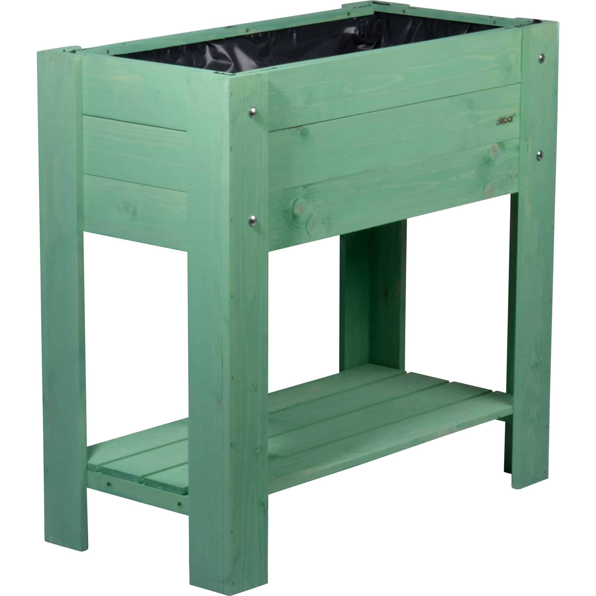 Dobar Hochbeet Urban – 80,3 × 40 × 78,4 cm, Kiefernholz, Grün