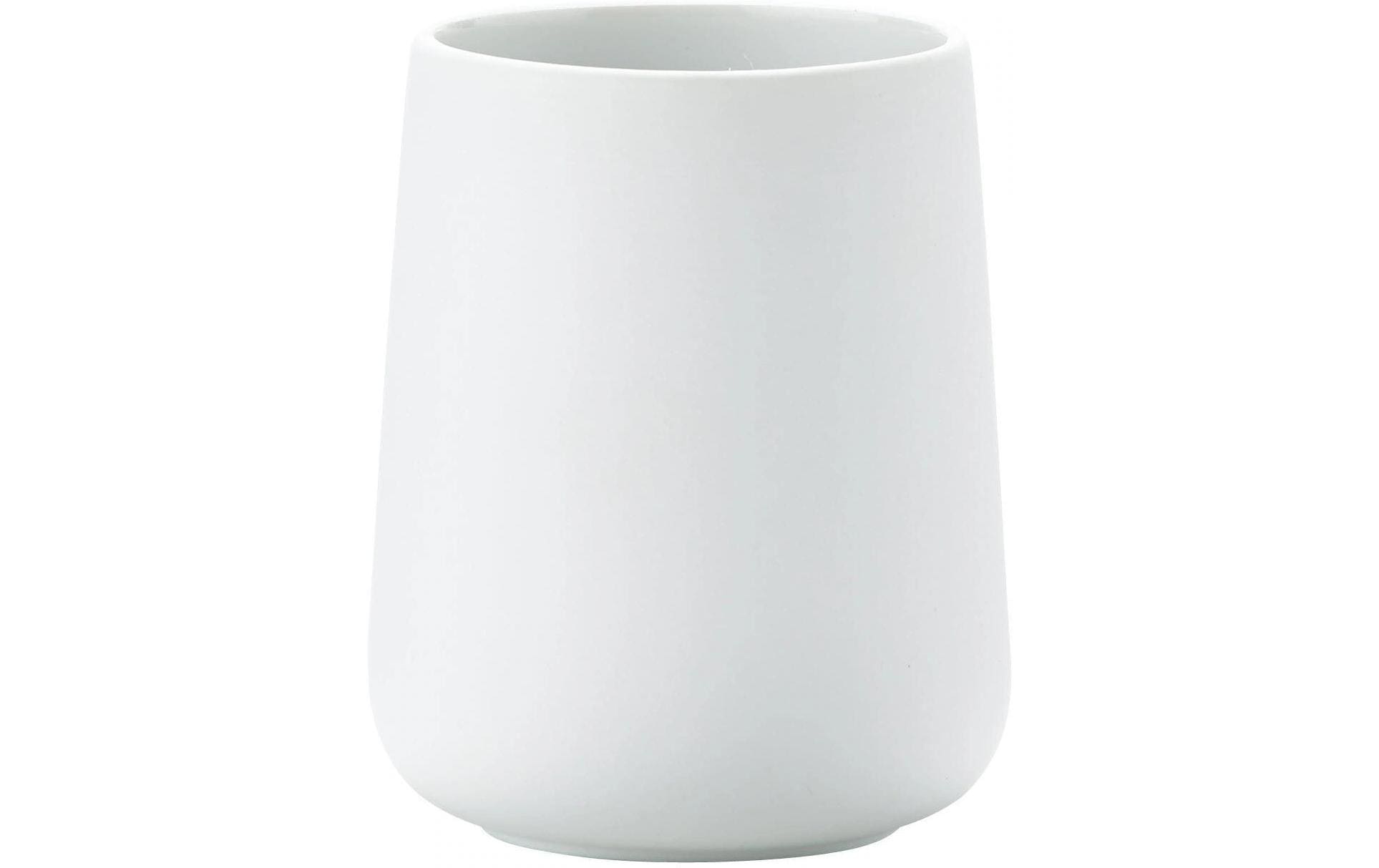 Zone Denmark Zahnbürstenhalter Nova – Porzellan, 8×10 cm, Weiss