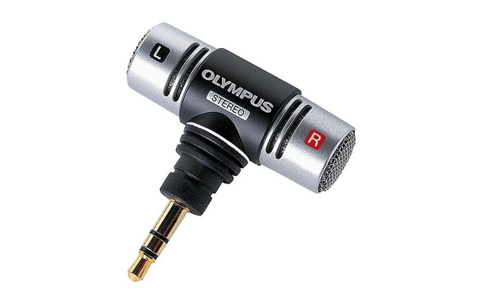 OM SYSTEM ME-51S – Stereo-Mikrofon, 3,5 mm Klinke, für WS- und DM-Serie, schwarz