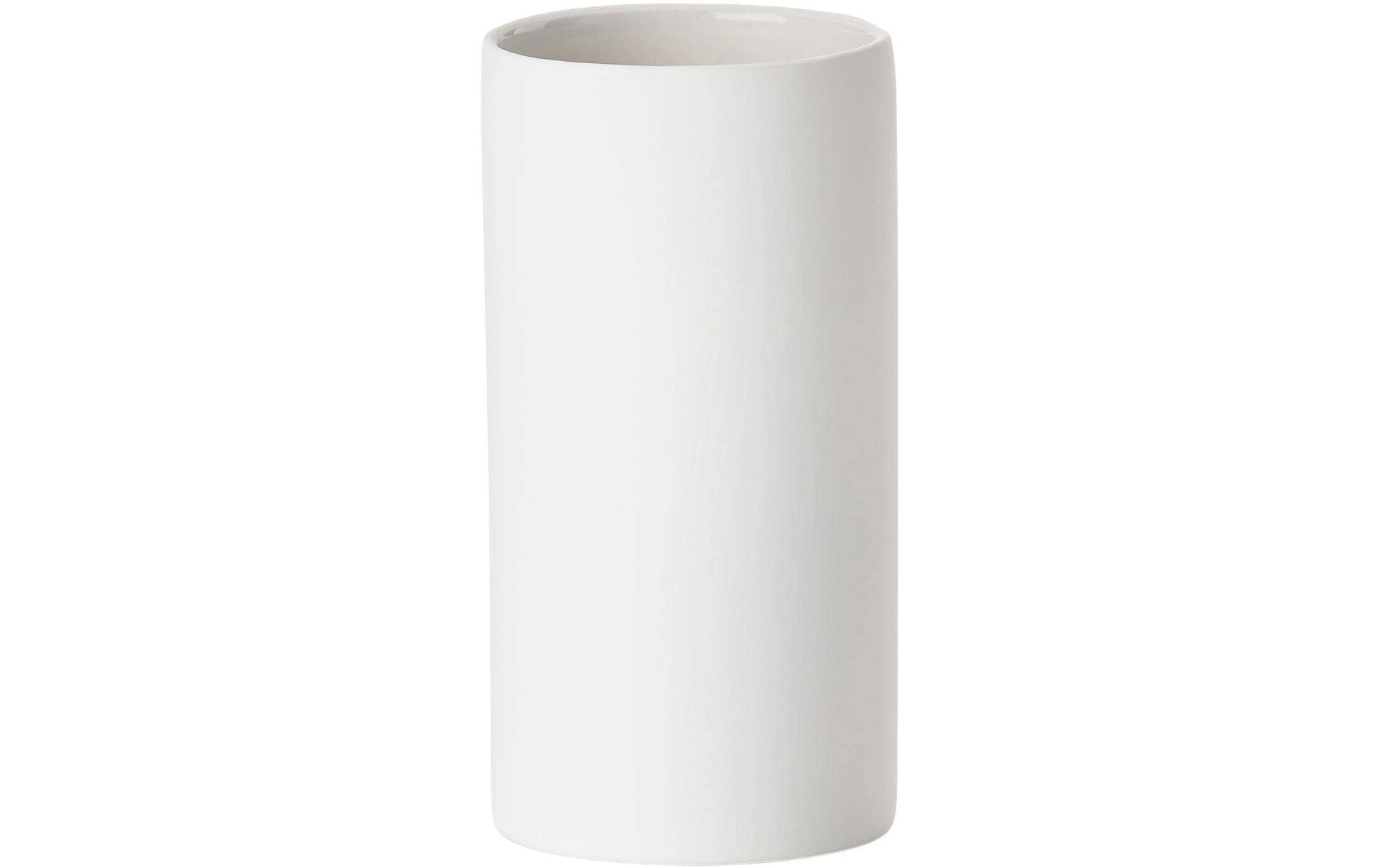 Zone Denmark Zahnbürstenhalter Solo – Ø6×12,2 cm, Porzellan, Weiss