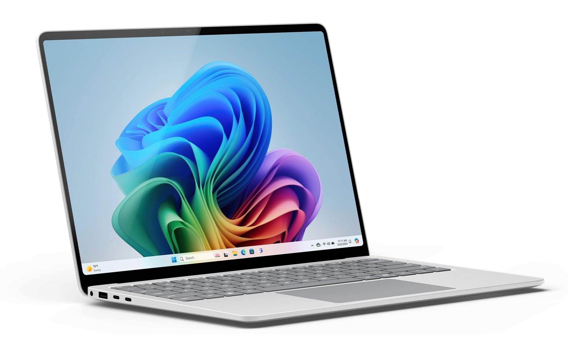 Microsoft Surface Laptop 7 – Wi‑Fi, Bluetooth, Thunderbolt 4 – 36 Wh Akku – Aluminium – 301 × 220 × 17,5 mm