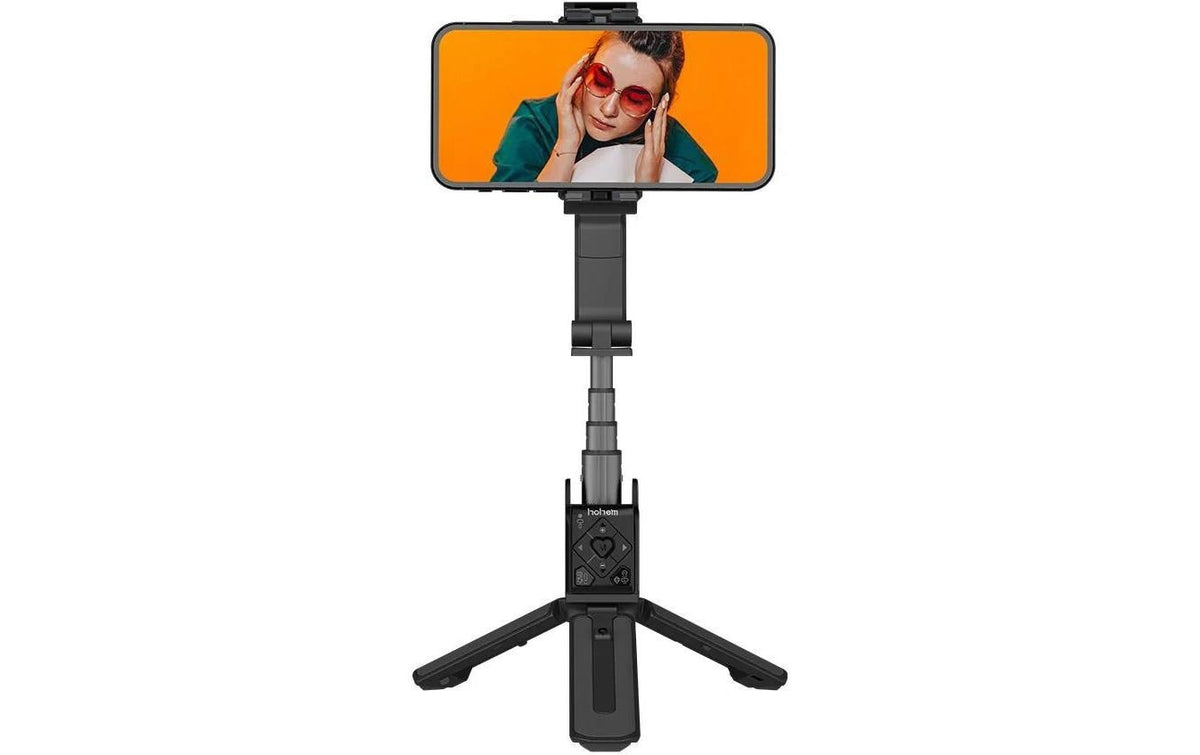 Hohem iSteady Q – Foto-/Video-Griff – motorisiert, faltbar – für Smartphones – Akku 460 mAh, 3 h – Schwarz