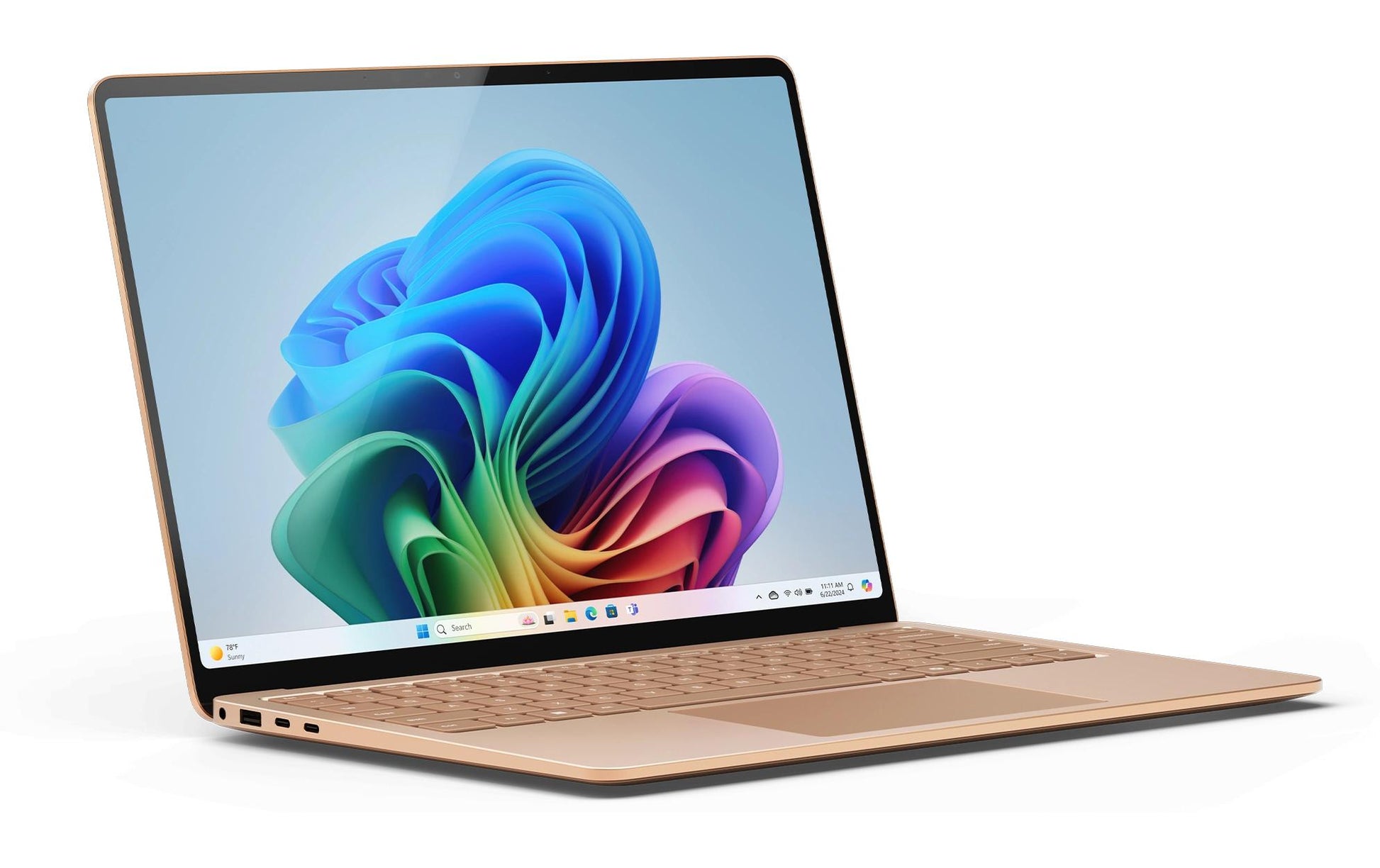 Microsoft Surface Laptop 7 C12 – 13,8", 512 GB, 16 GB RAM, WLAN, Windows 11, Sand, 2024, Snapdragon X Elite