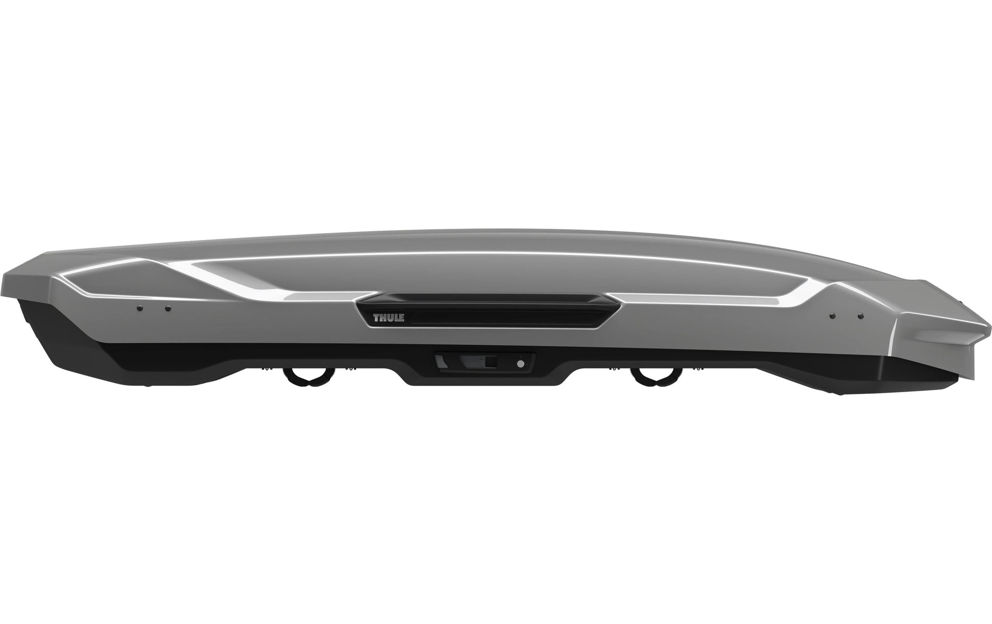 Thule Motion 3 XL low – Dachbox Hartschale, 400 l, 89 × 36 × 216 cm, Grau