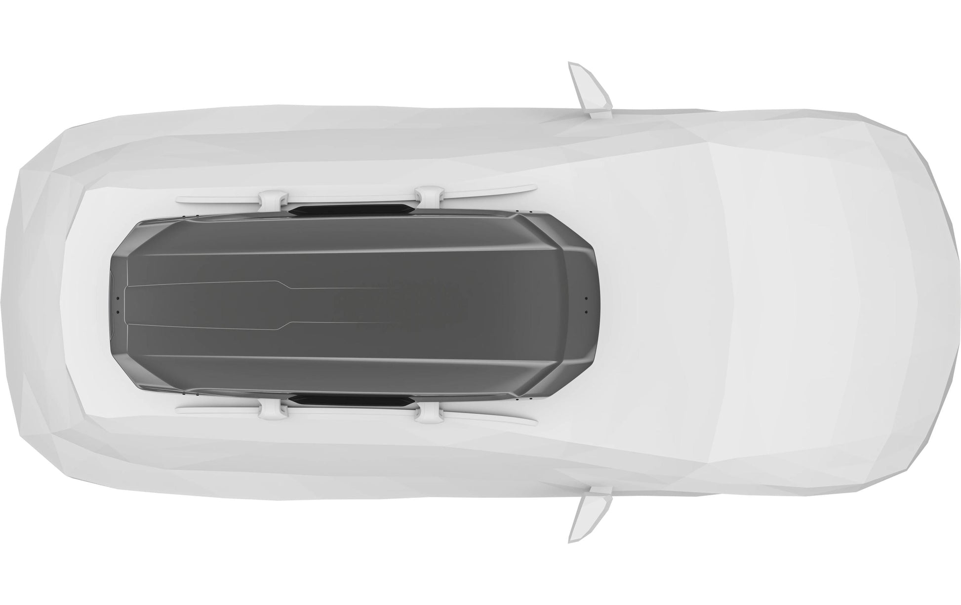 Thule Motion 3 XL low – Dachbox Hartschale, 400 l, 89 × 36 × 216 cm, Grau
