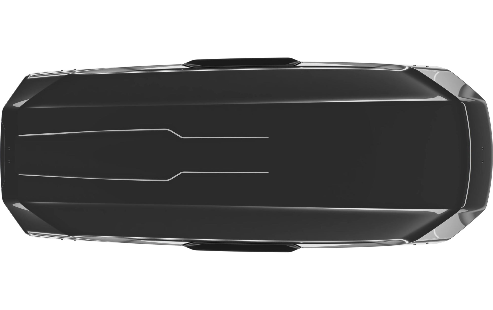 Thule Dachbox Motion 3 XXL Low – bis 75 kg, 450 l, 232 × 92 × 37 cm – schwarz glänzend