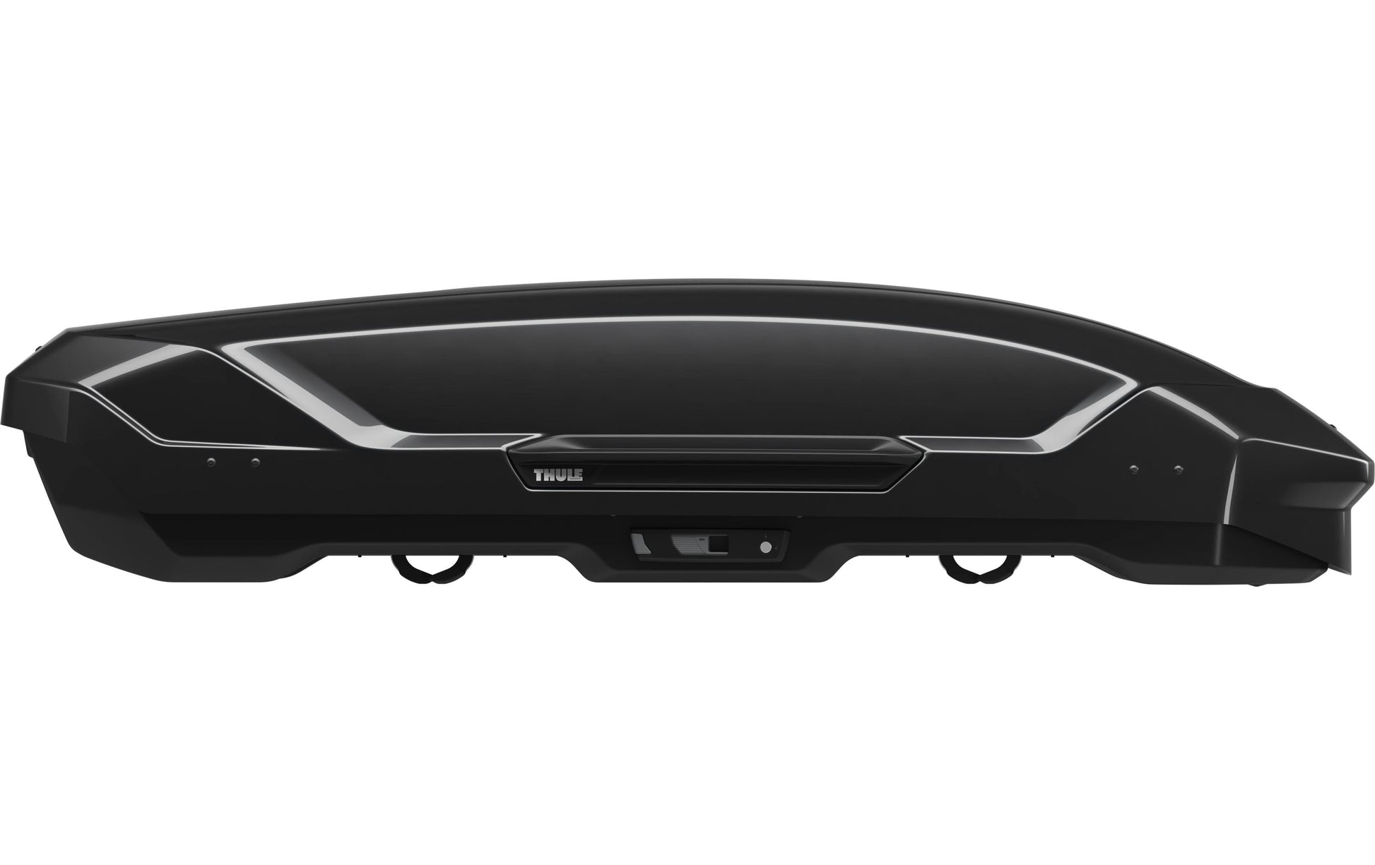 Thule Motion 3 Sport – Hartschalen-Dachbox, 300 l, 65 × 42 × 188 cm, Schwarz glänzend