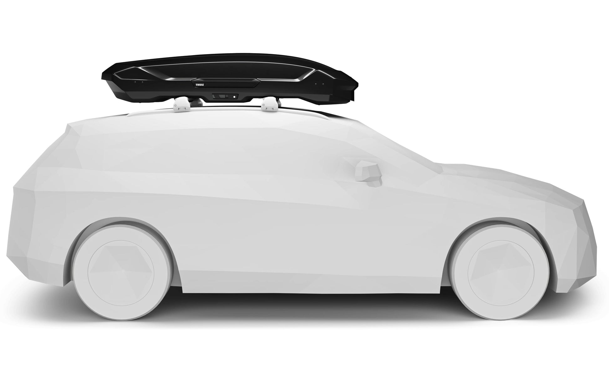 Thule Autodachbox Motion 3 XL – Dachhalterung, Verriegelung inklusive – 500 l, 89 × 43 × 215 cm, bis 75 kg