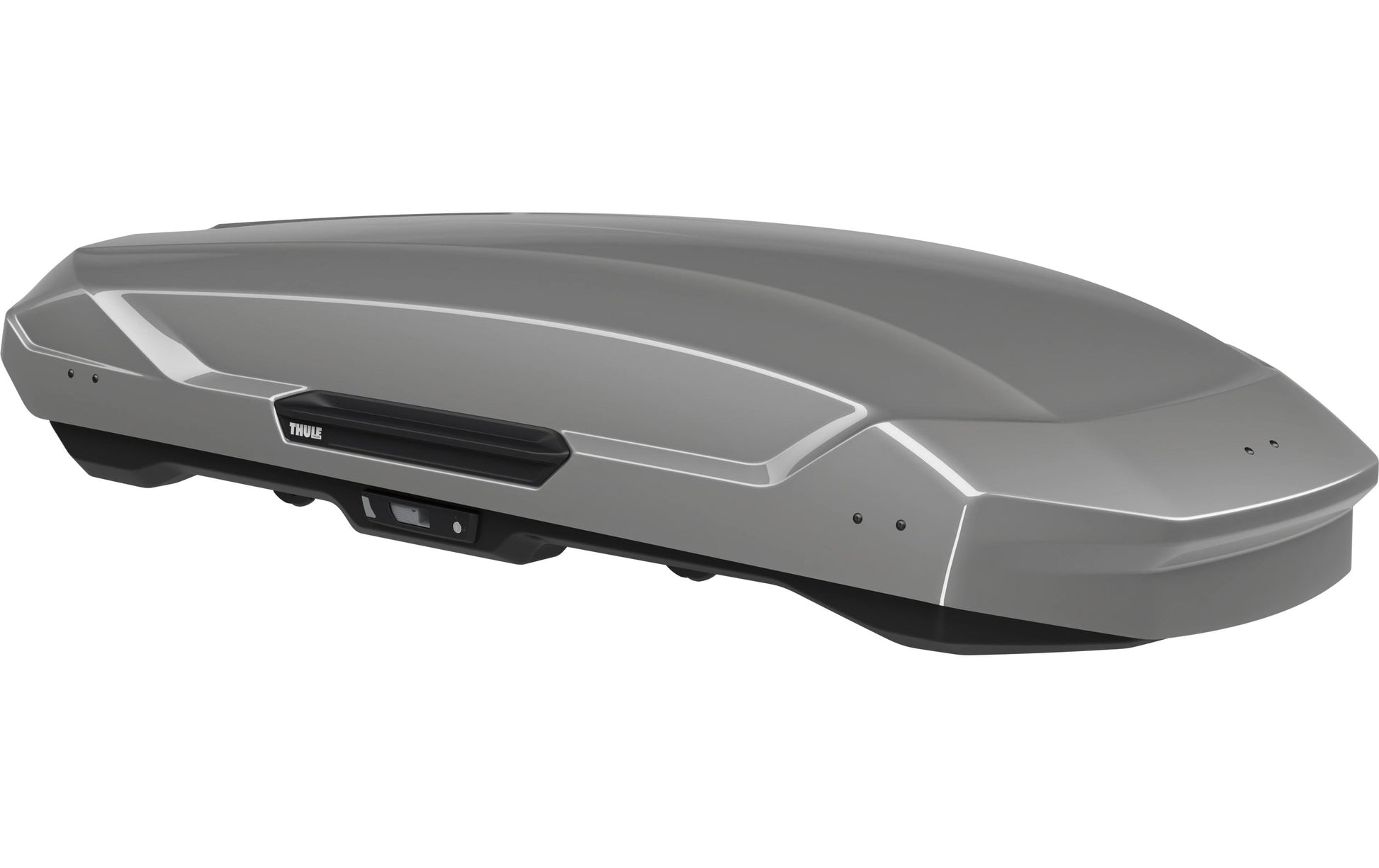 Thule Dachbox Motion 3 XL – harte Ausführung, 500 l, bis 75 kg, mit Verriegelung – titan