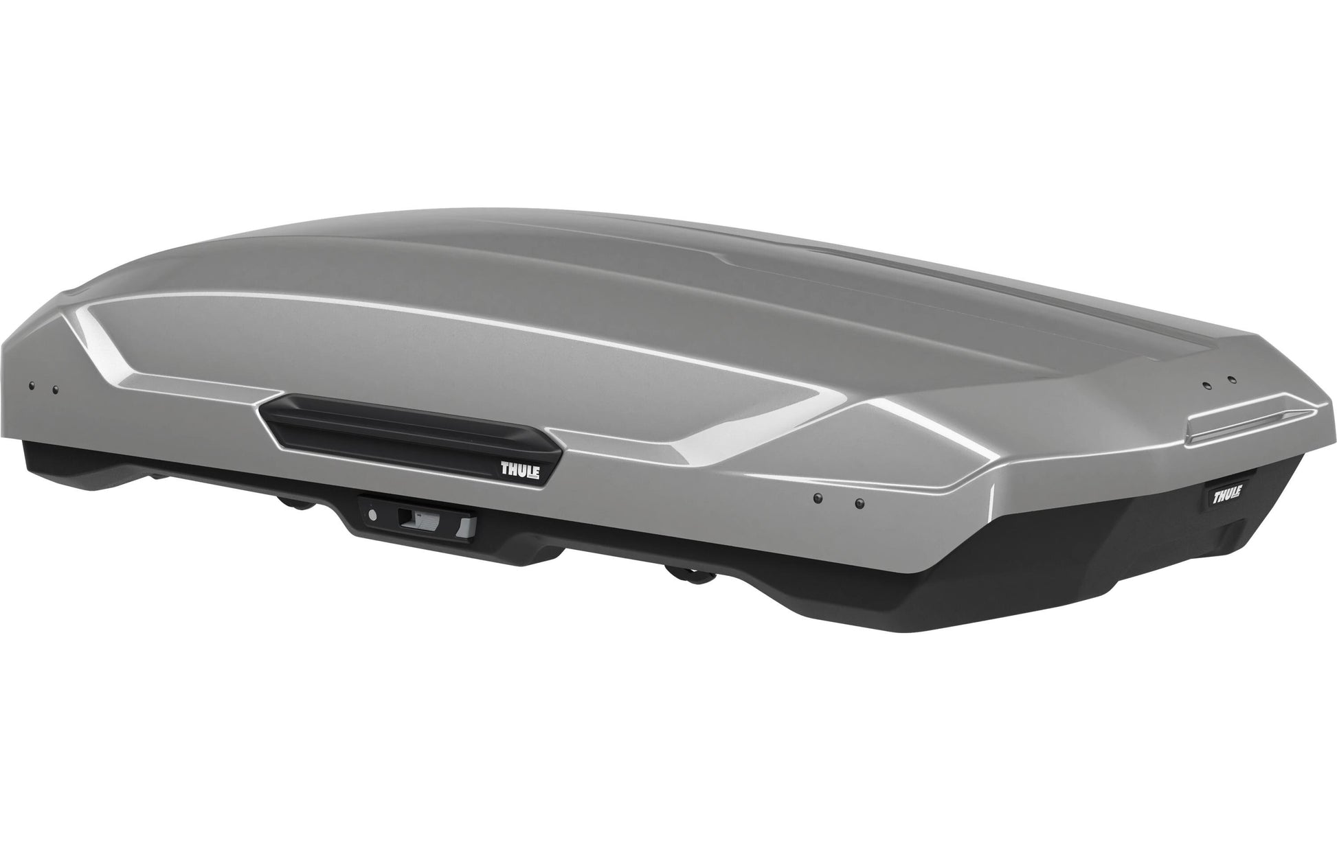 Thule Dachbox Motion 3 XL – harte Ausführung, 500 l, bis 75 kg, mit Verriegelung – titan