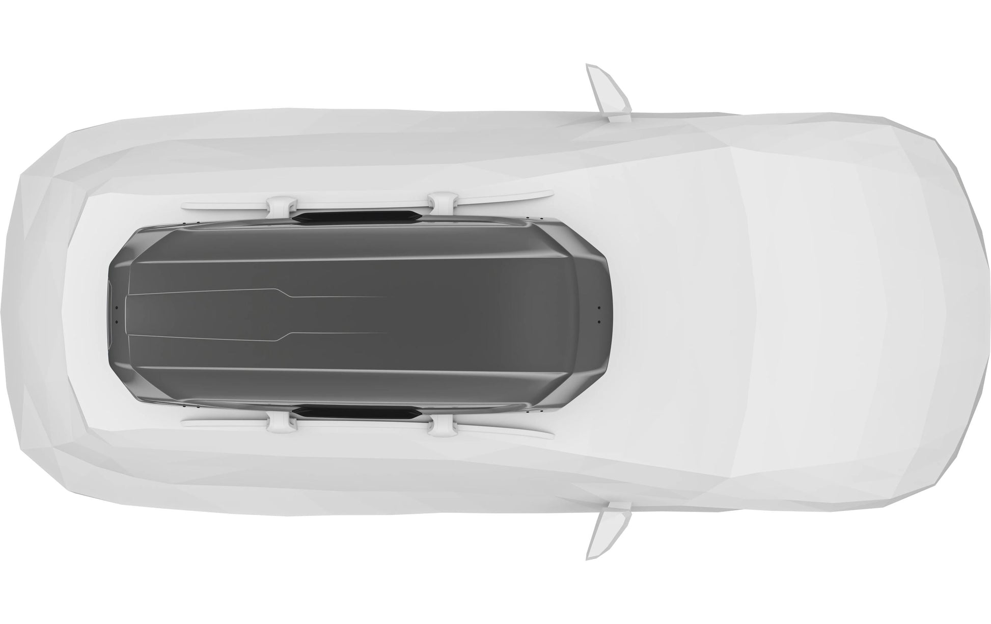 Thule Dachbox Motion 3 XL – harte Ausführung, 500 l, bis 75 kg, mit Verriegelung – titan