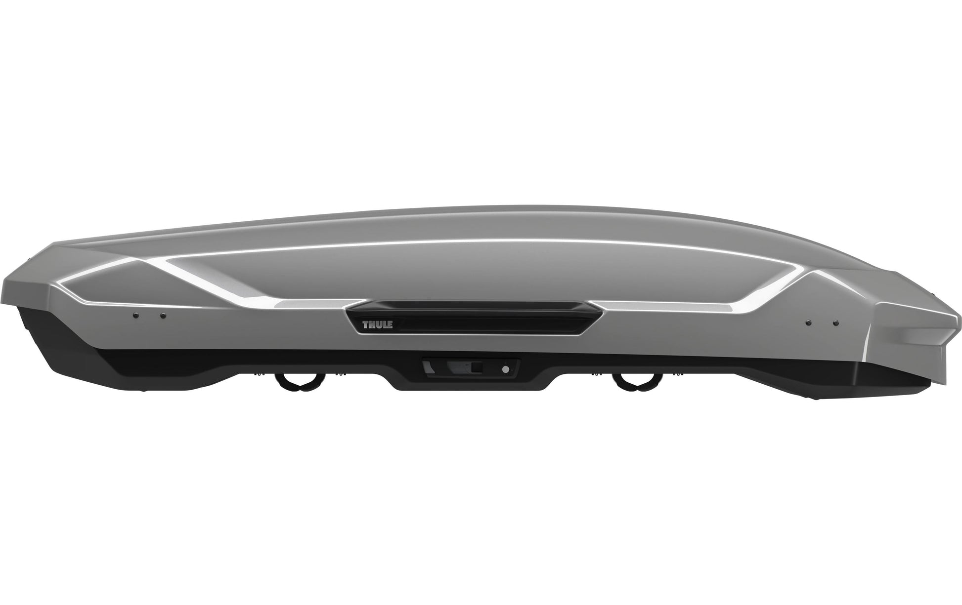 Thule Dachbox Motion 3 XL – harte Ausführung, 500 l, bis 75 kg, mit Verriegelung – titan