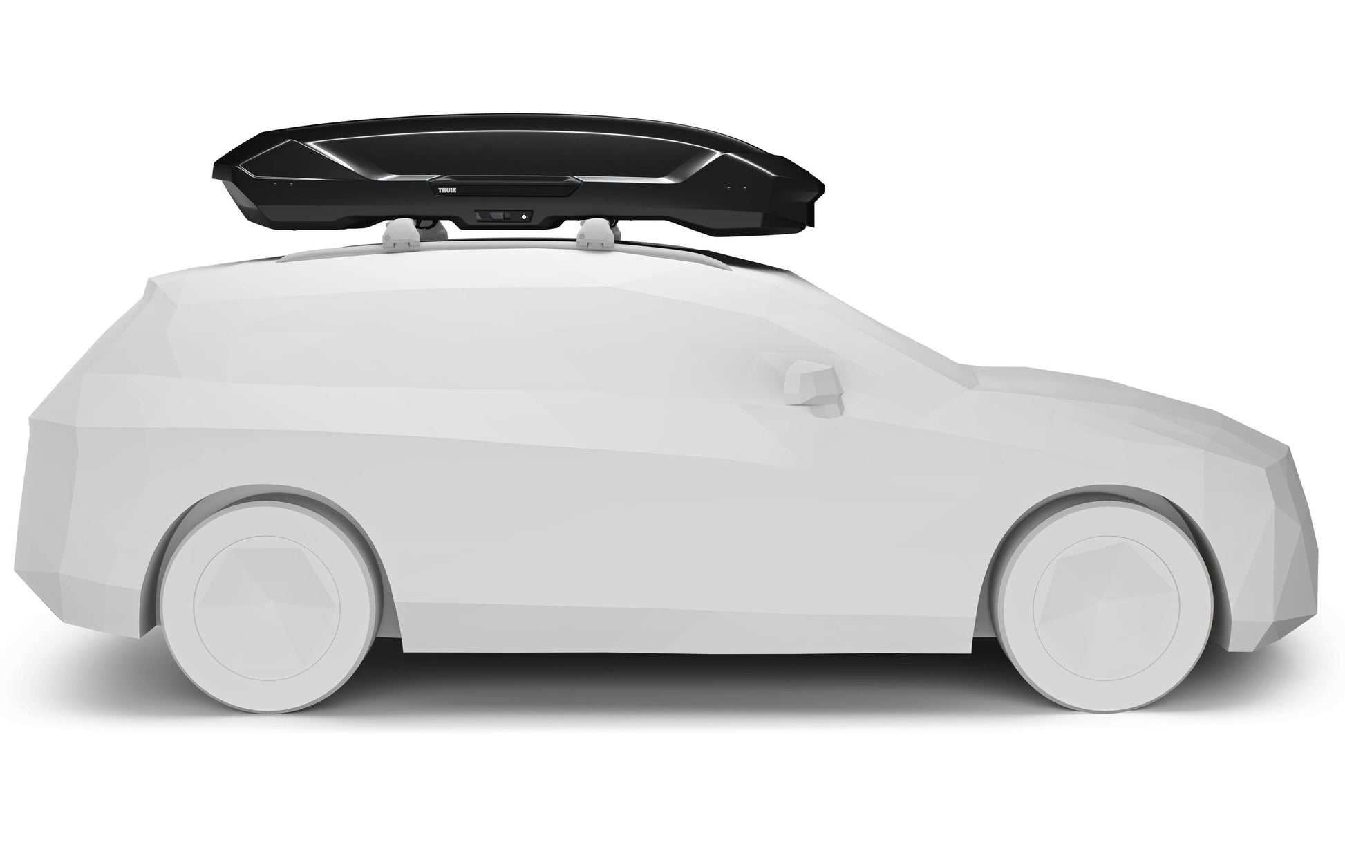 Thule Motion 3 XXL – Dachbox, 600 l, Schwarz glänzend, 92 × 46 × 232 cm