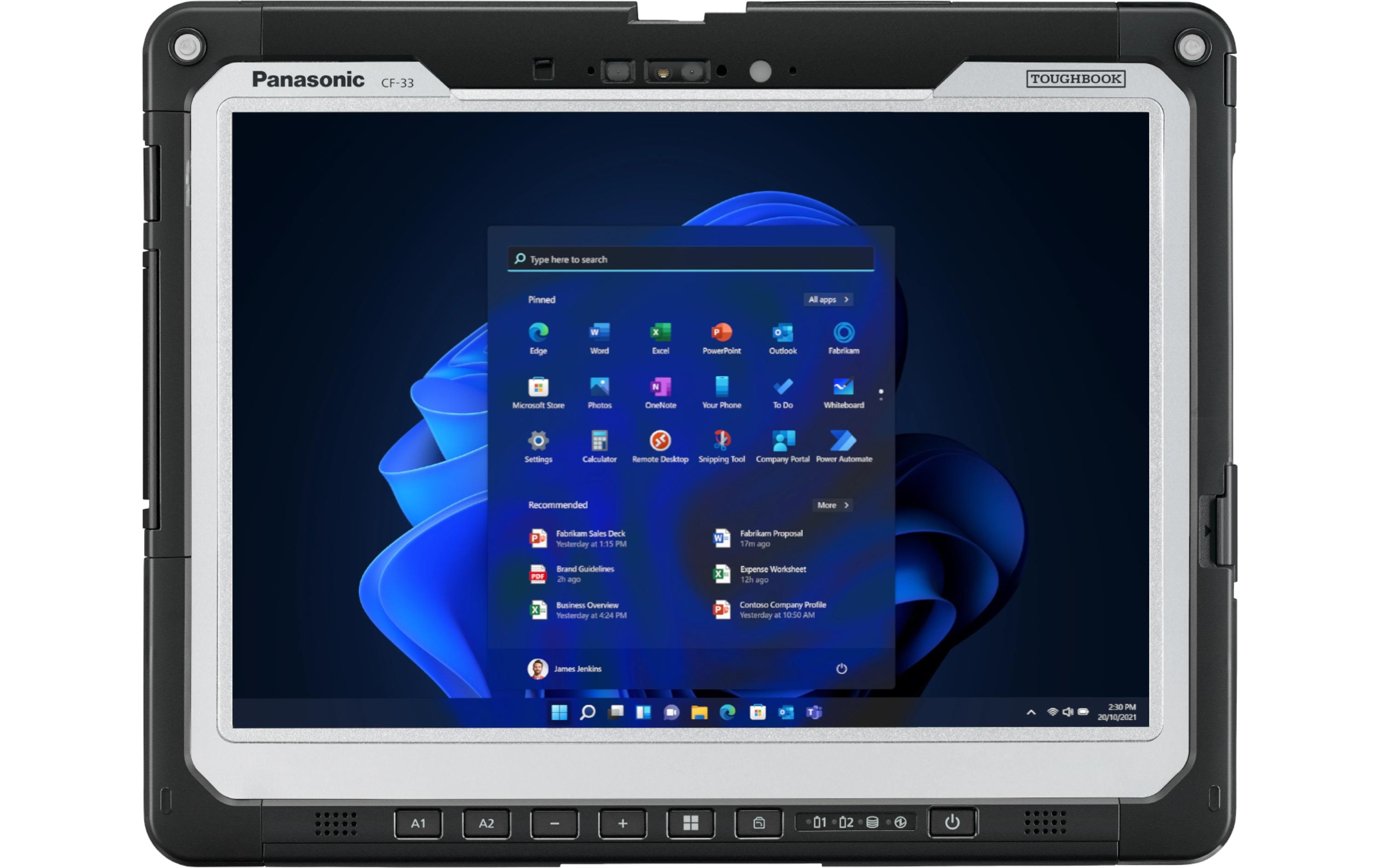 Panasonic TOUGHBOOK 33 MK4 – 12" WUXGA, Core i5-1345U, 16 GB, 512 GB SSD, Win 11 Pro