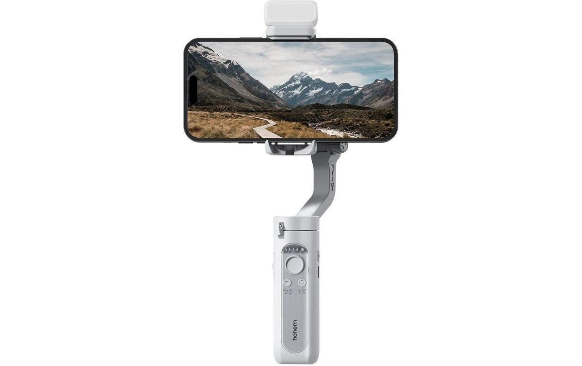 Hohem iSteady XE – 3-Achsen Smartphone-Gimbal, 2000 mAh/8 h – für Smartphones 55–90 mm – Grau