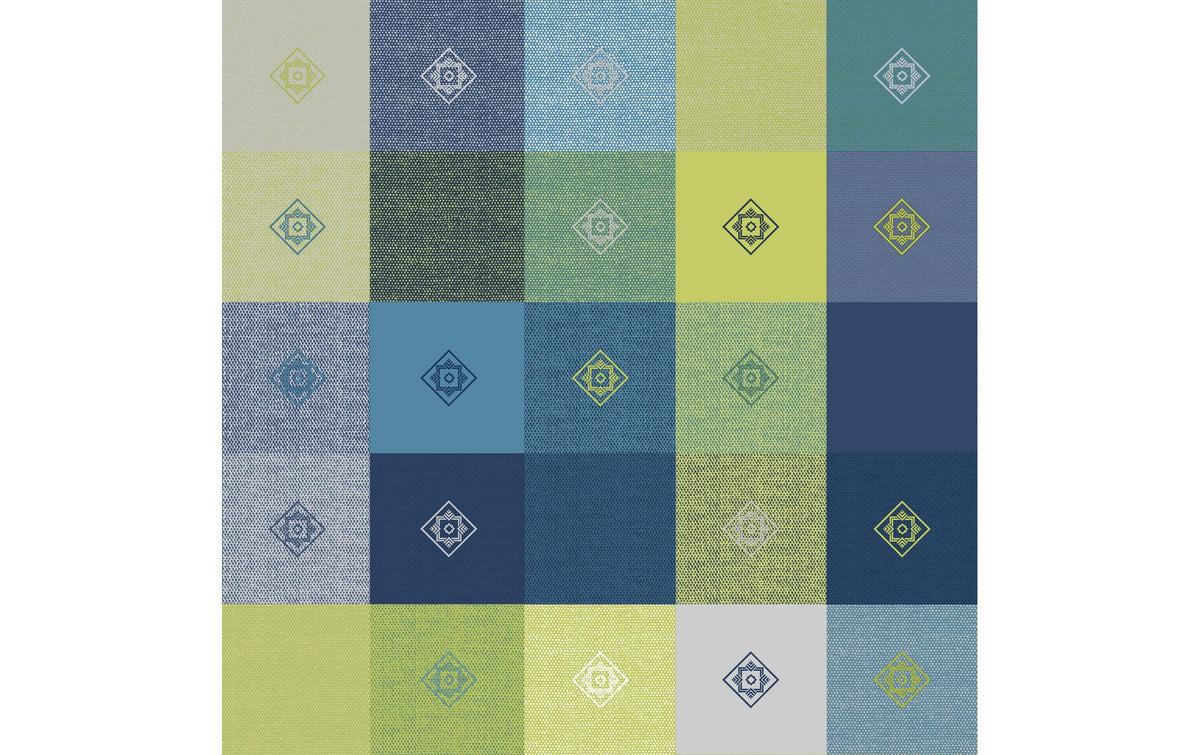 d-c-table Tischdecke – 130×160 cm, Polypropylen (PP), Grün, Muster & Ornament