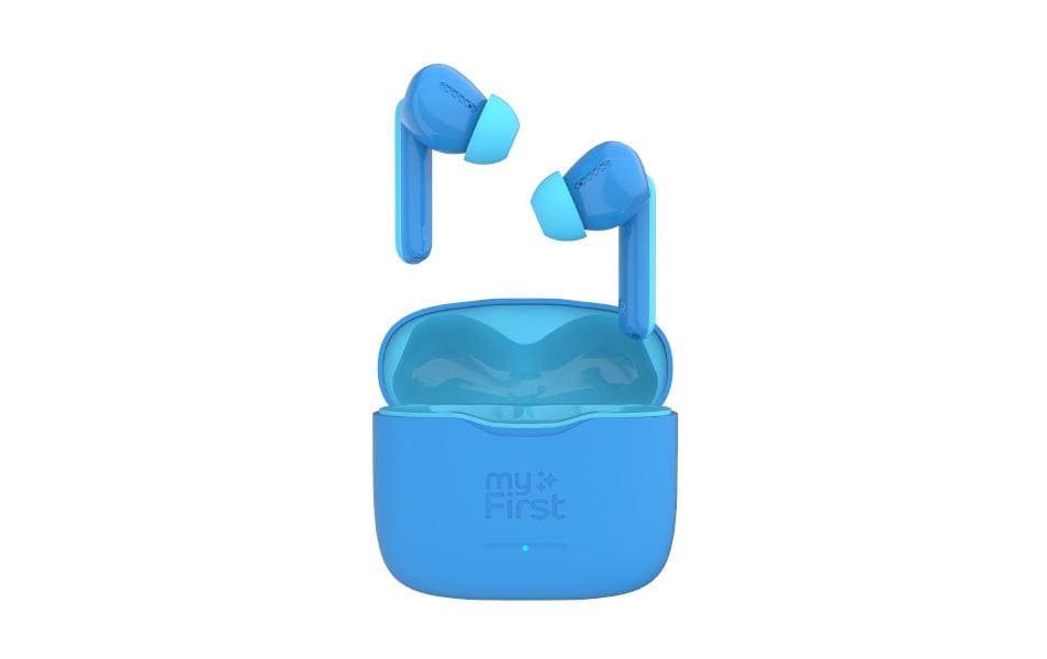 myFirst CareBuds Kinderkopfhörer – In-Ear, USB-C, Blau