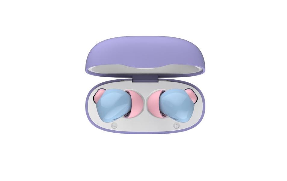 myFirst CareBuds Kinderkopfhörer – In-Ear, USB-C, IPX4, Blau/Pink/Violett/Weiss